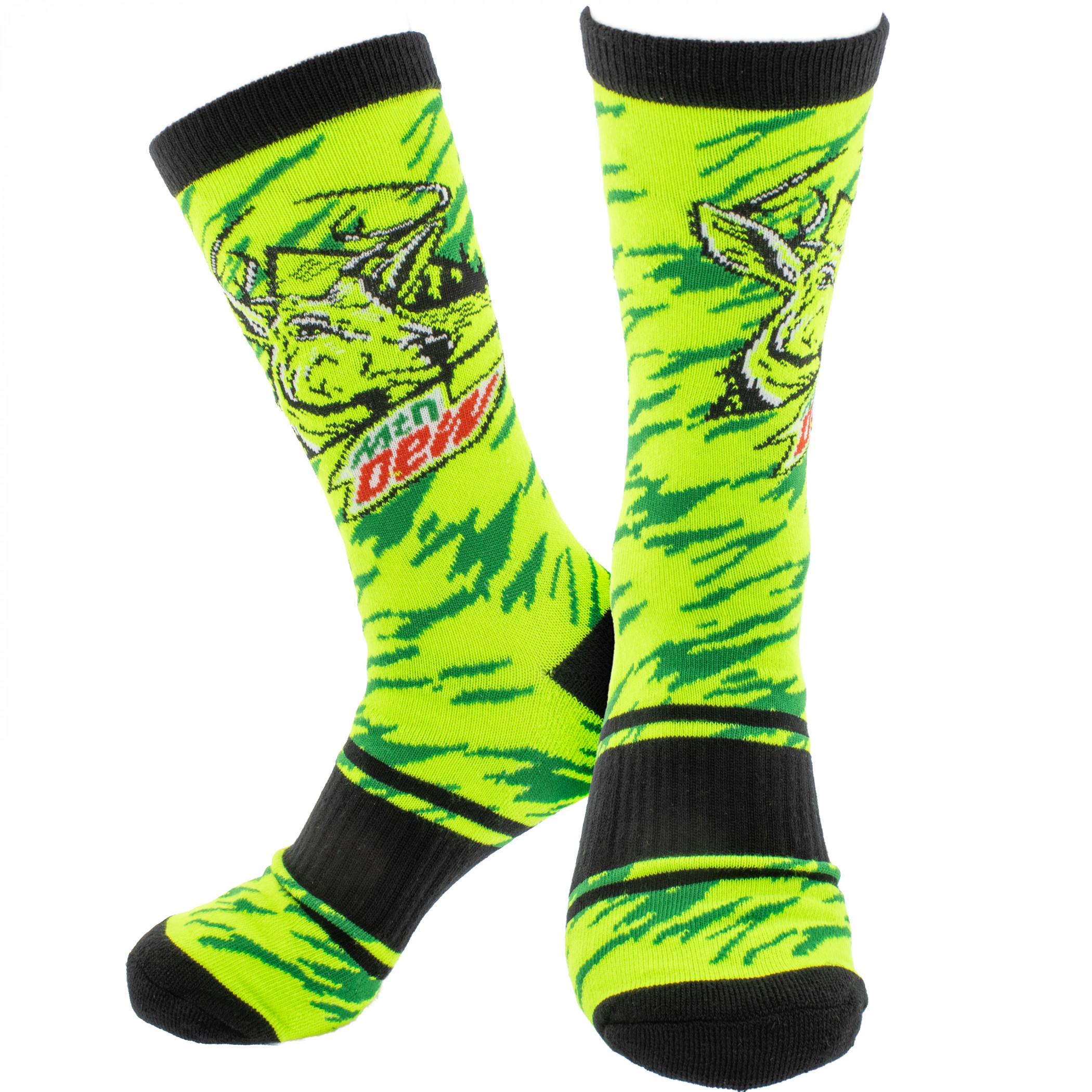Mountain Dew Buck Wild Crew Socks in a Can