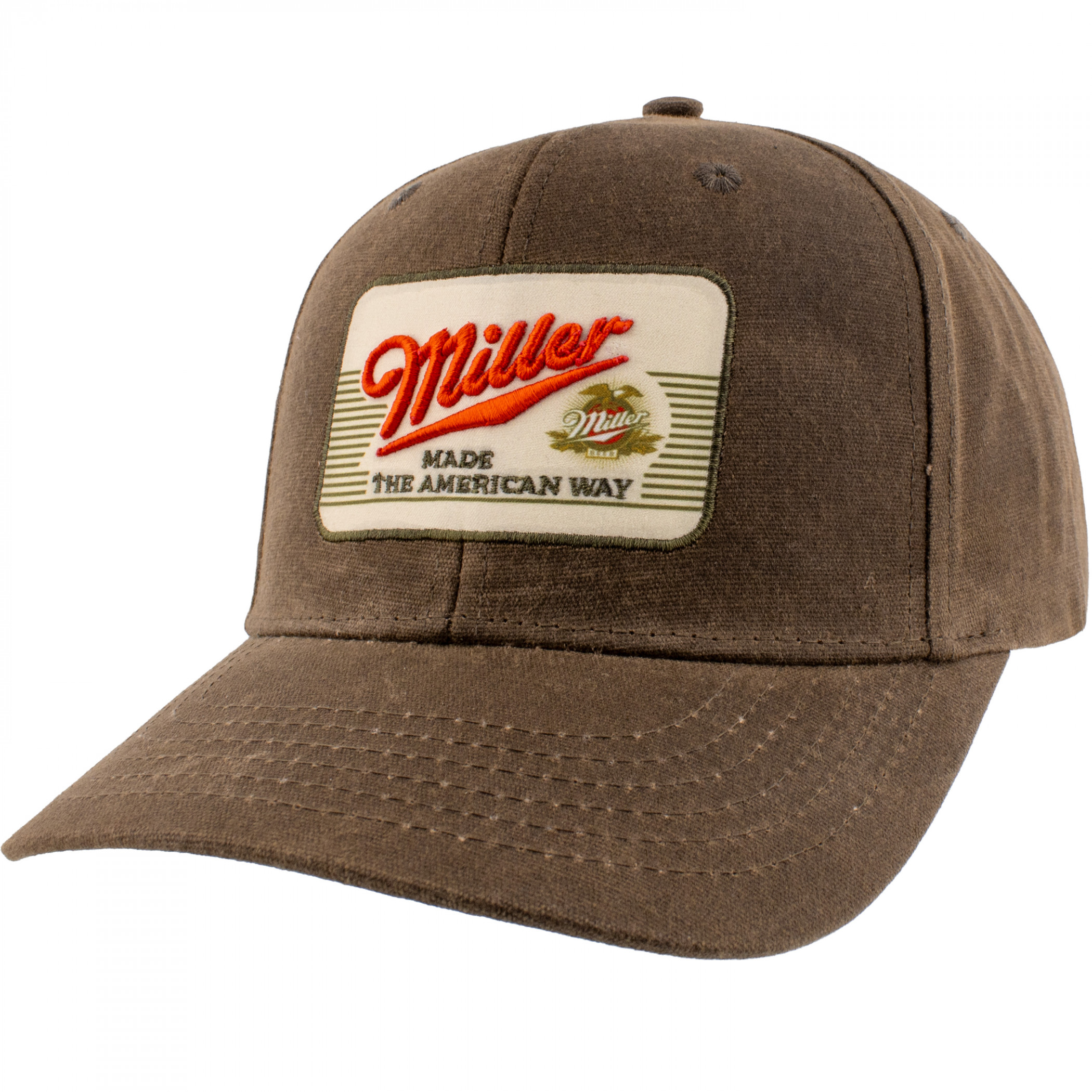 Miller High Life Made the American Way Hat with 3D Embroidered Patch