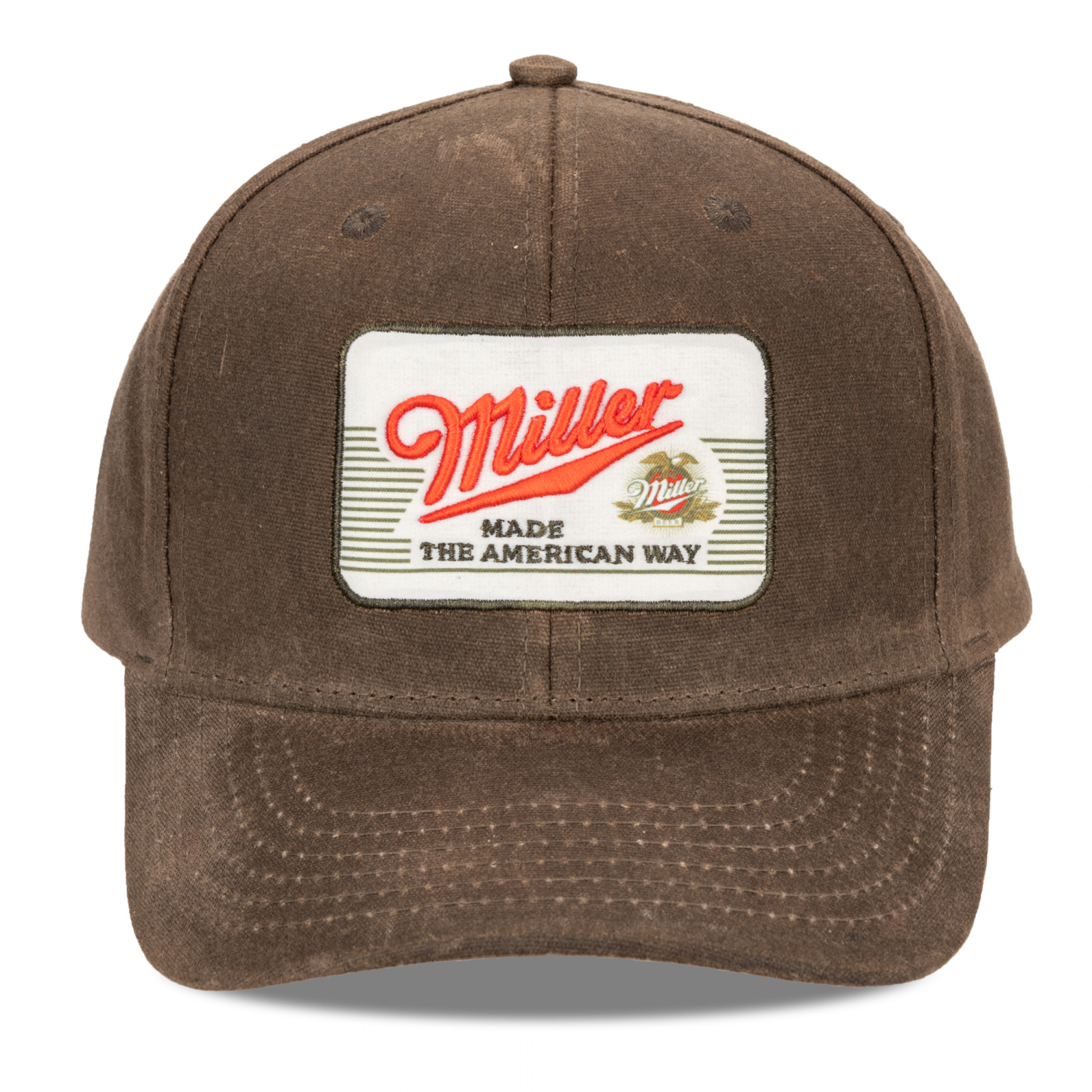 Miller High Life Made the American Way Hat with 3D Embroidered Patch