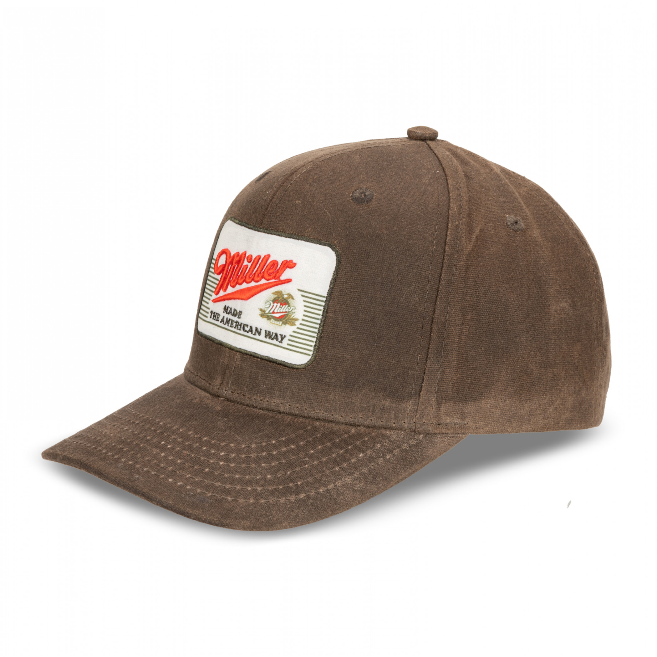 Miller High Life Made the American Way Hat with 3D Embroidered Patch