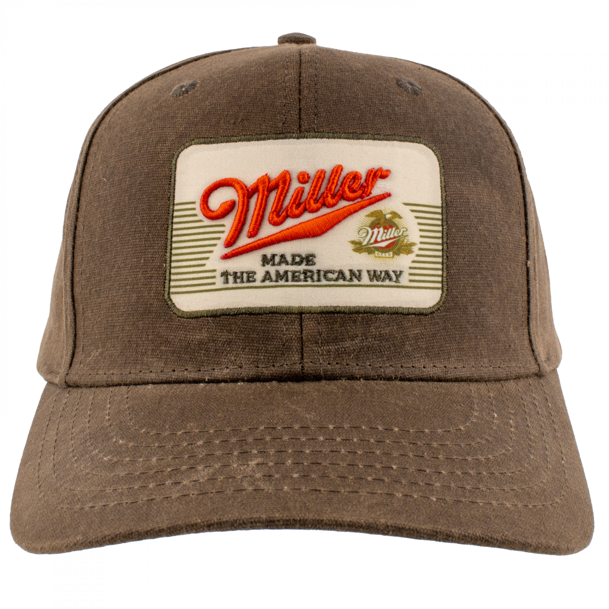 Miller High Life Made the American Way Hat with 3D Embroidered Patch