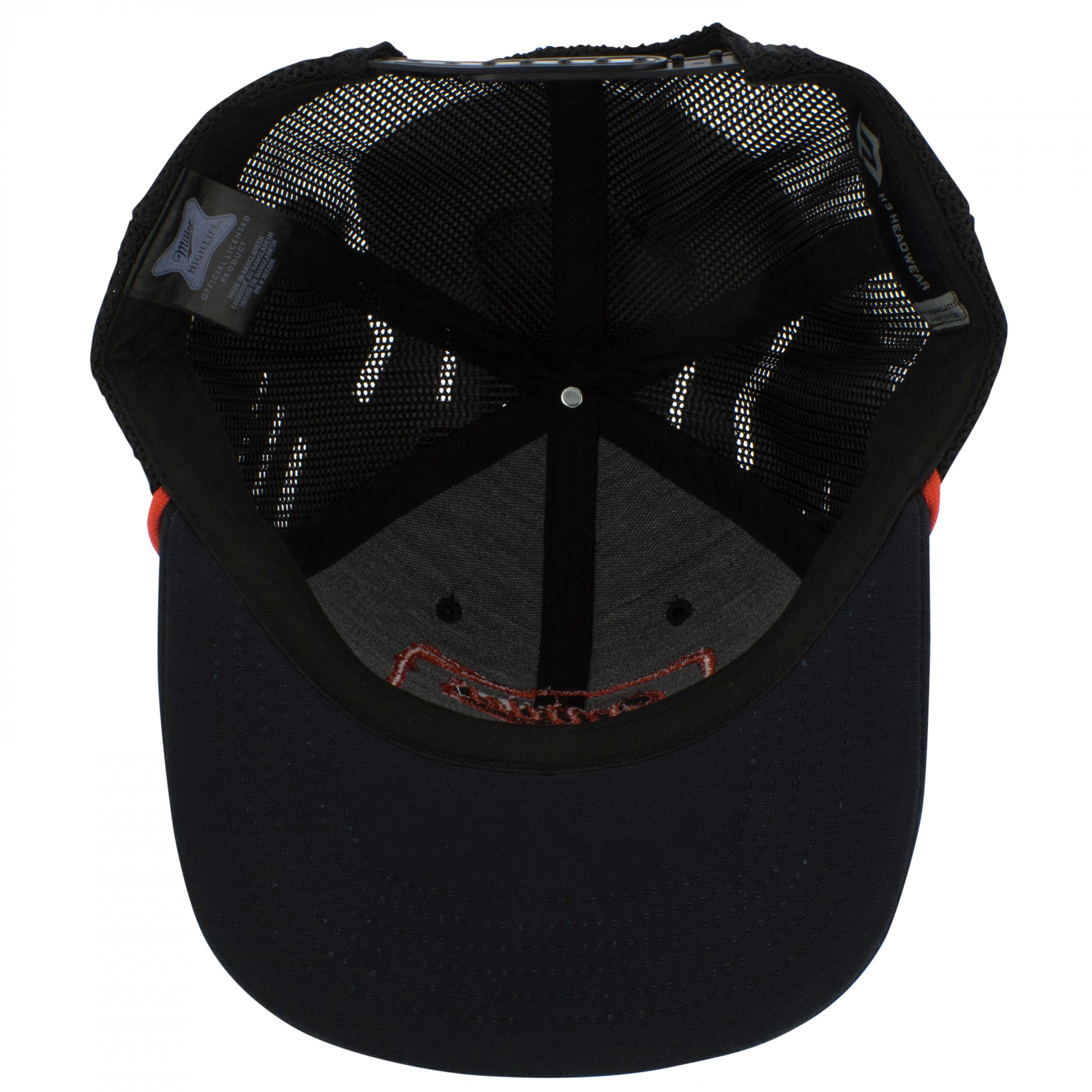 Miller High Life Canvas Embroidered Felt Patch Hat