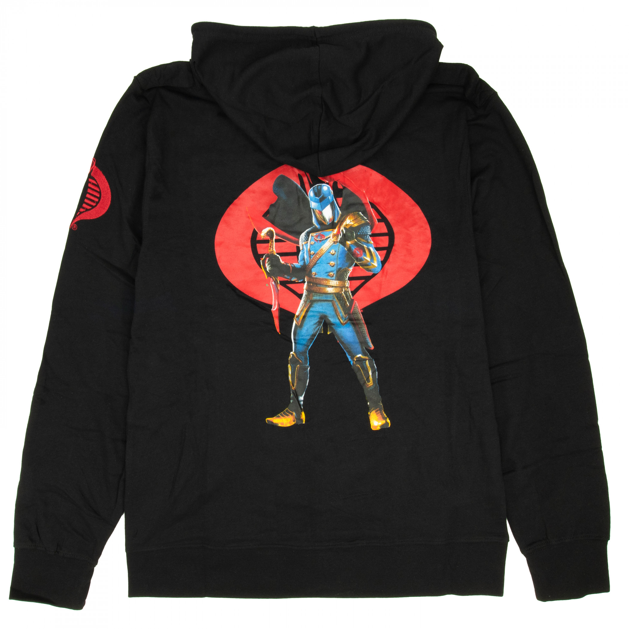 GI Joe Cobra Patch Jacket Hoodie Black