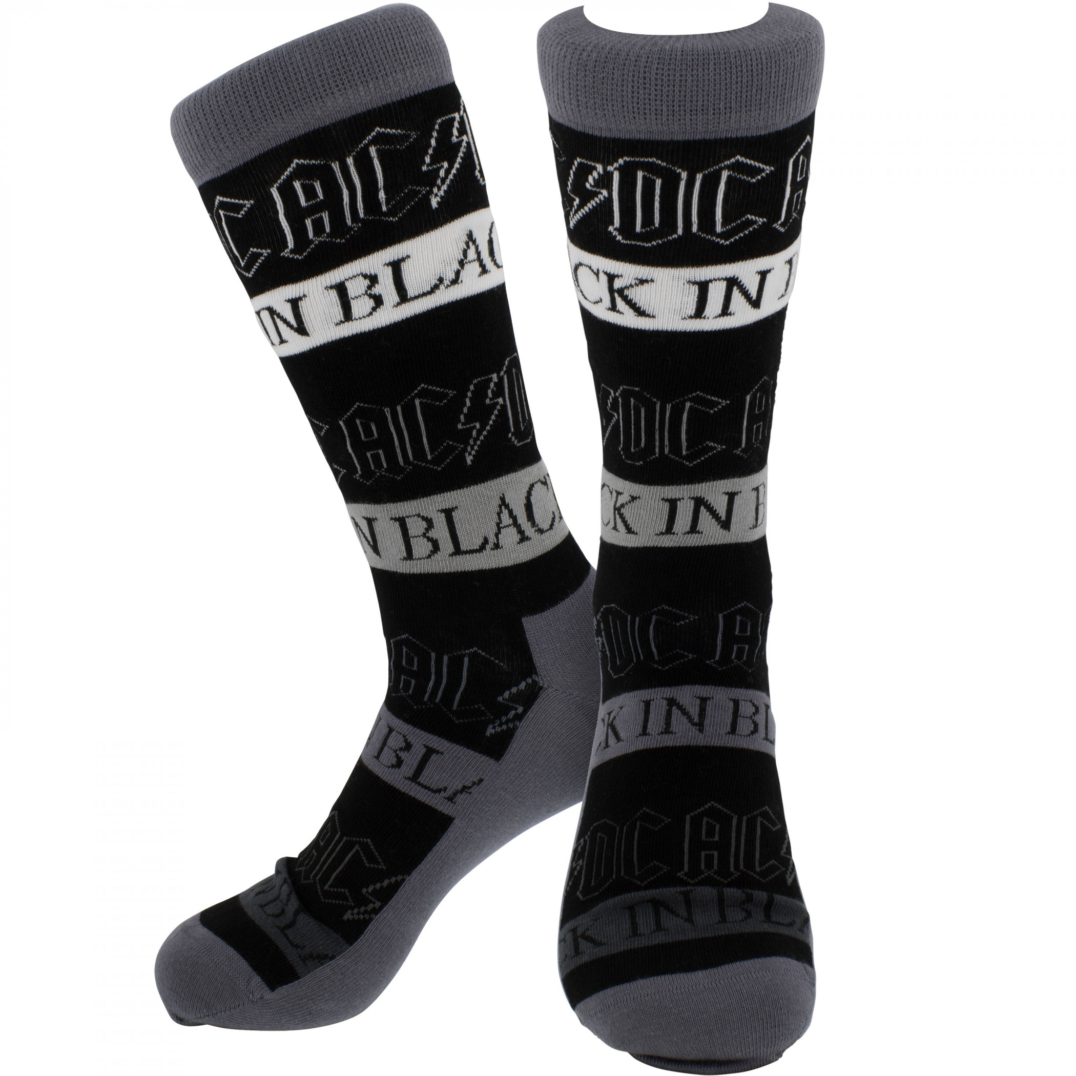 AC/DC Back in Black Ankle Socks