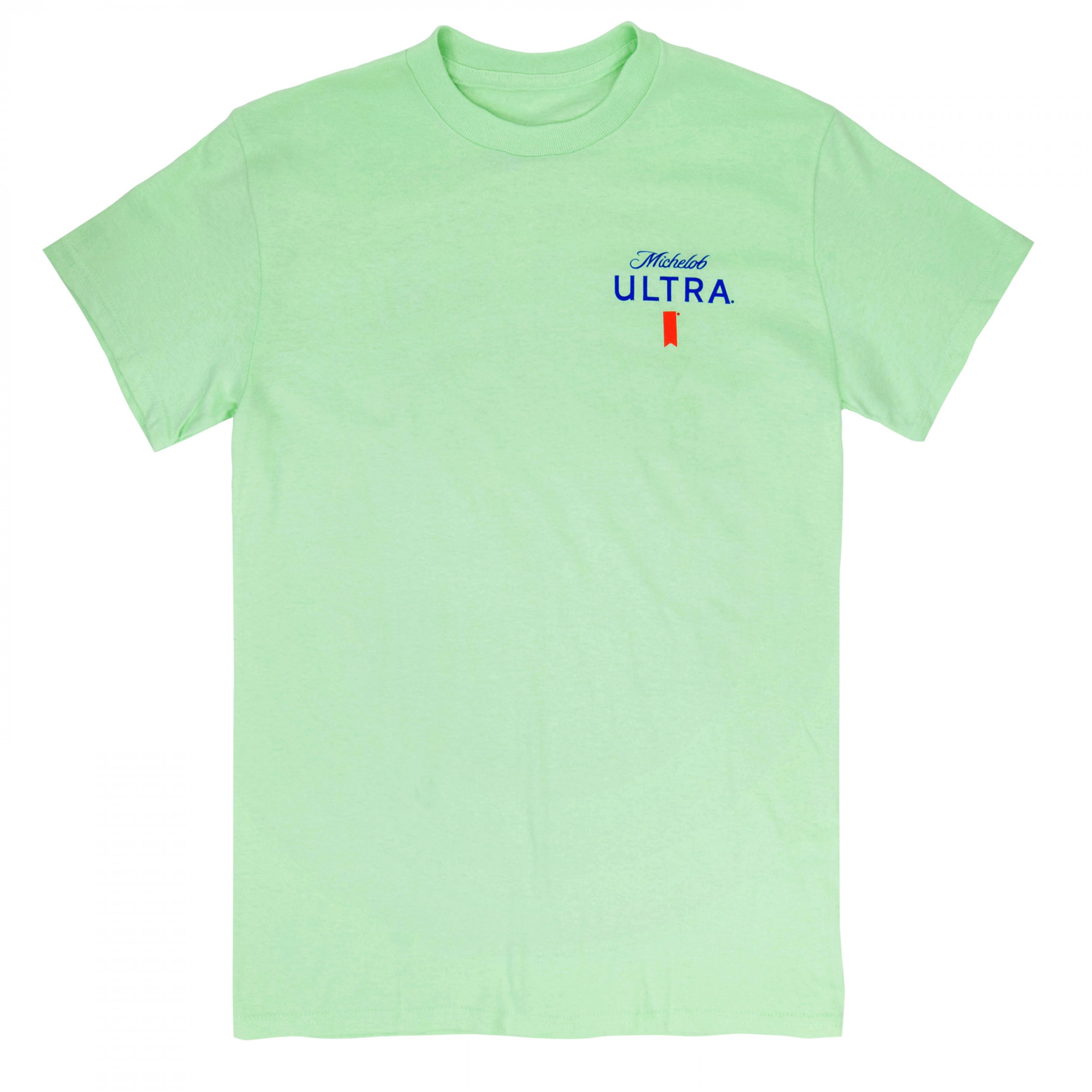 Michelob Ultra Golf Putting Green Colorway Front & Back Print T-Shirt