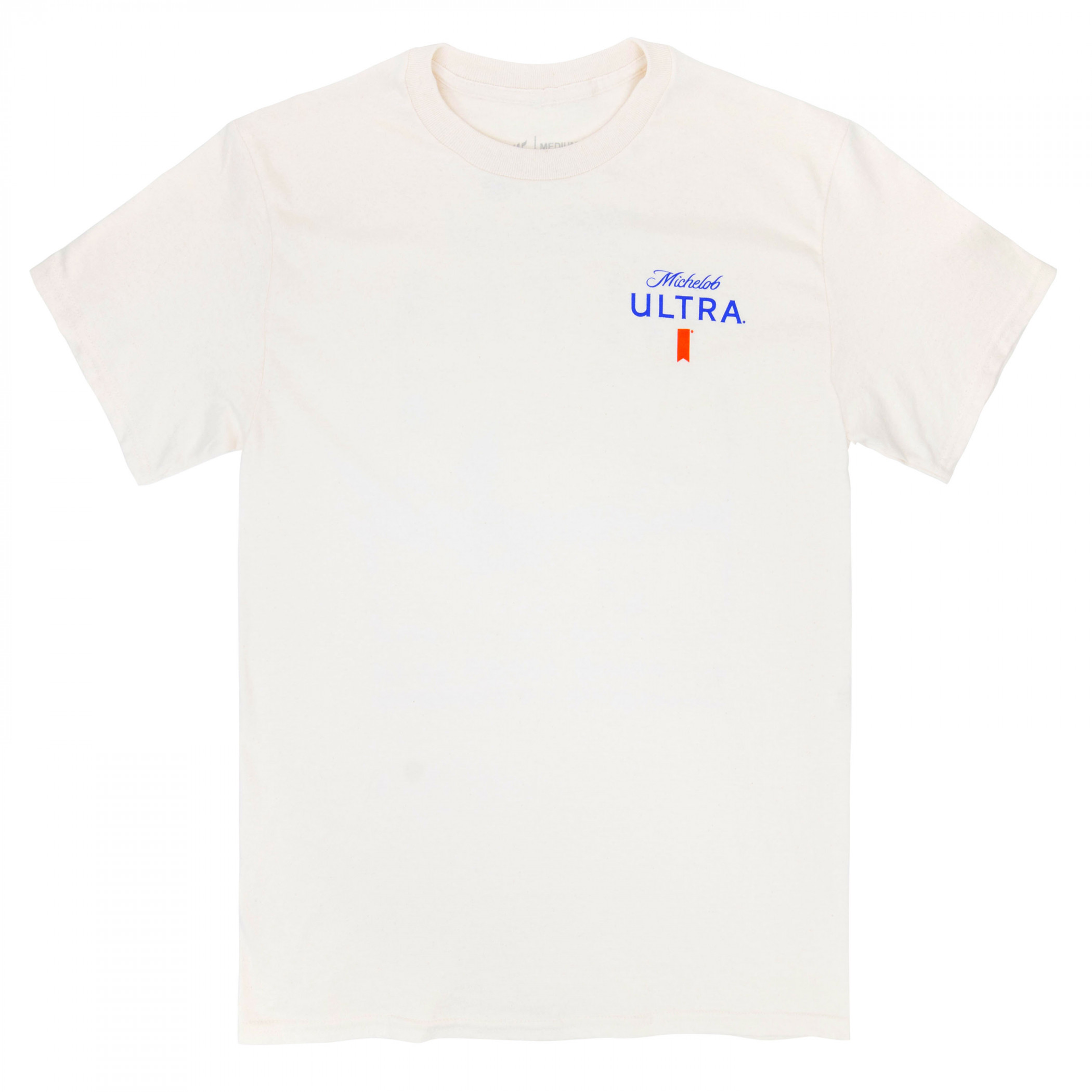 Michelob Ultra Golf Putting Beige Colorway Front & Back Print T-Shirt