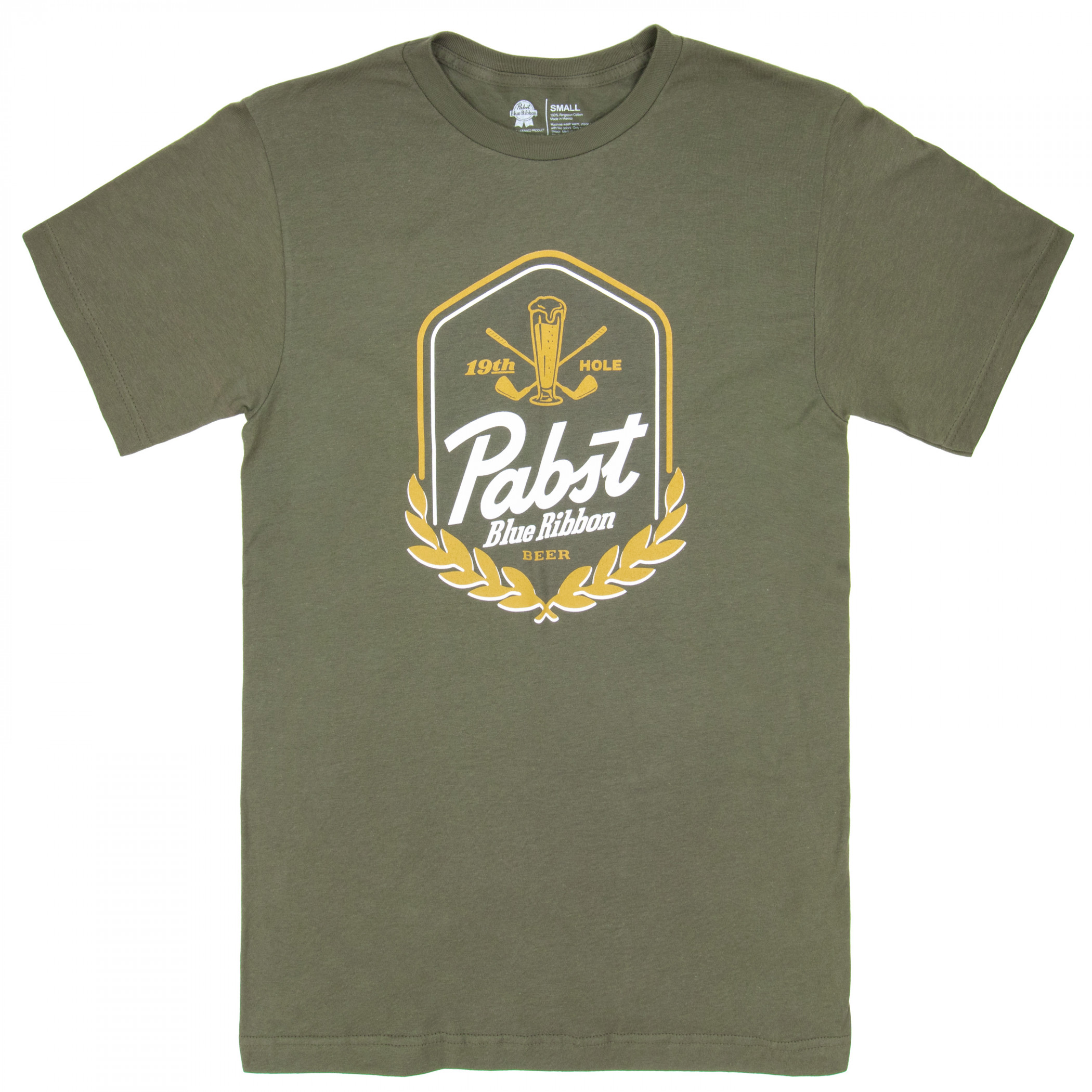 Pabst Blue Ribbon Golf 19th Hole Green Colorway T-Shirt