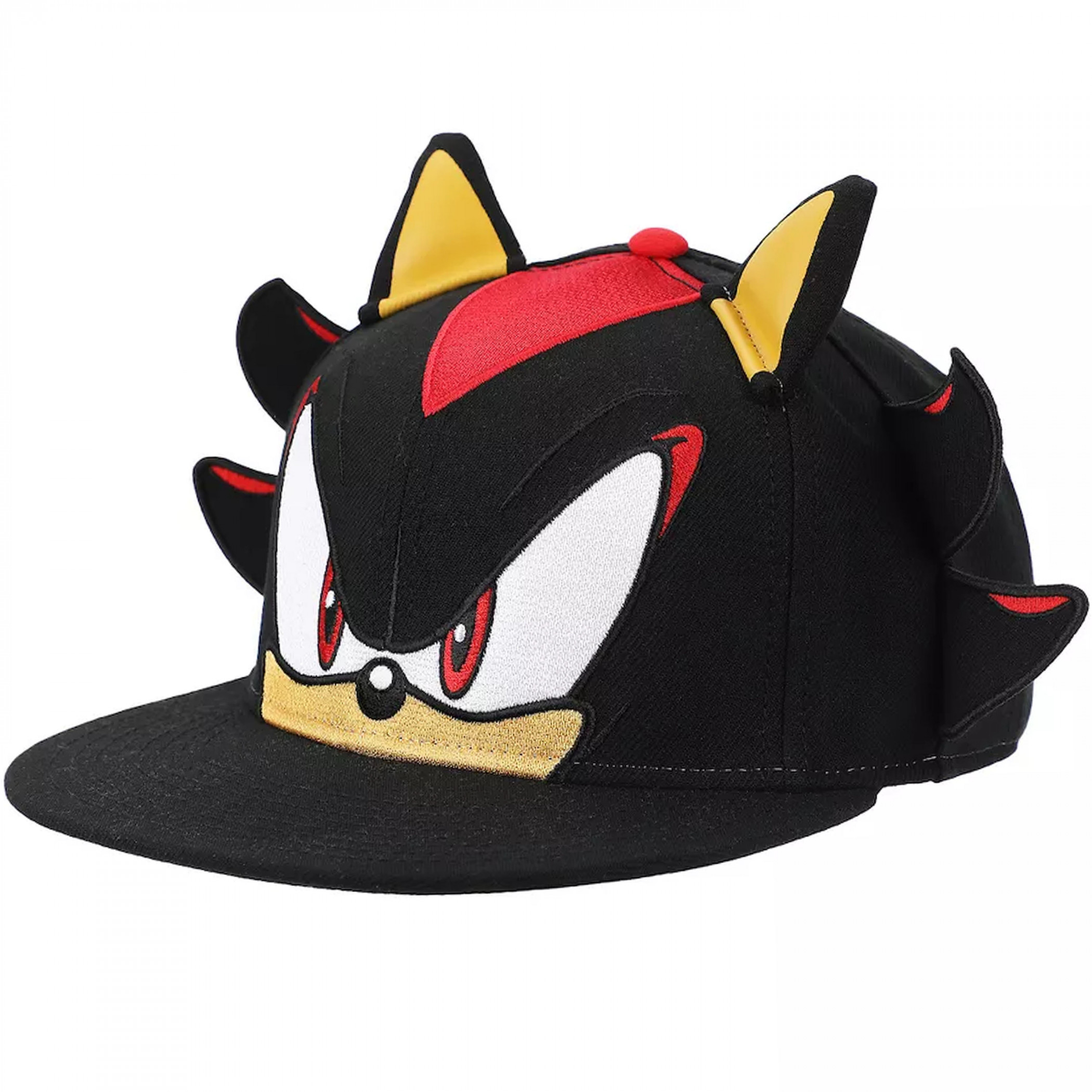 Sonic the Hedgehog Shadow 3D Snapback Hat, Black