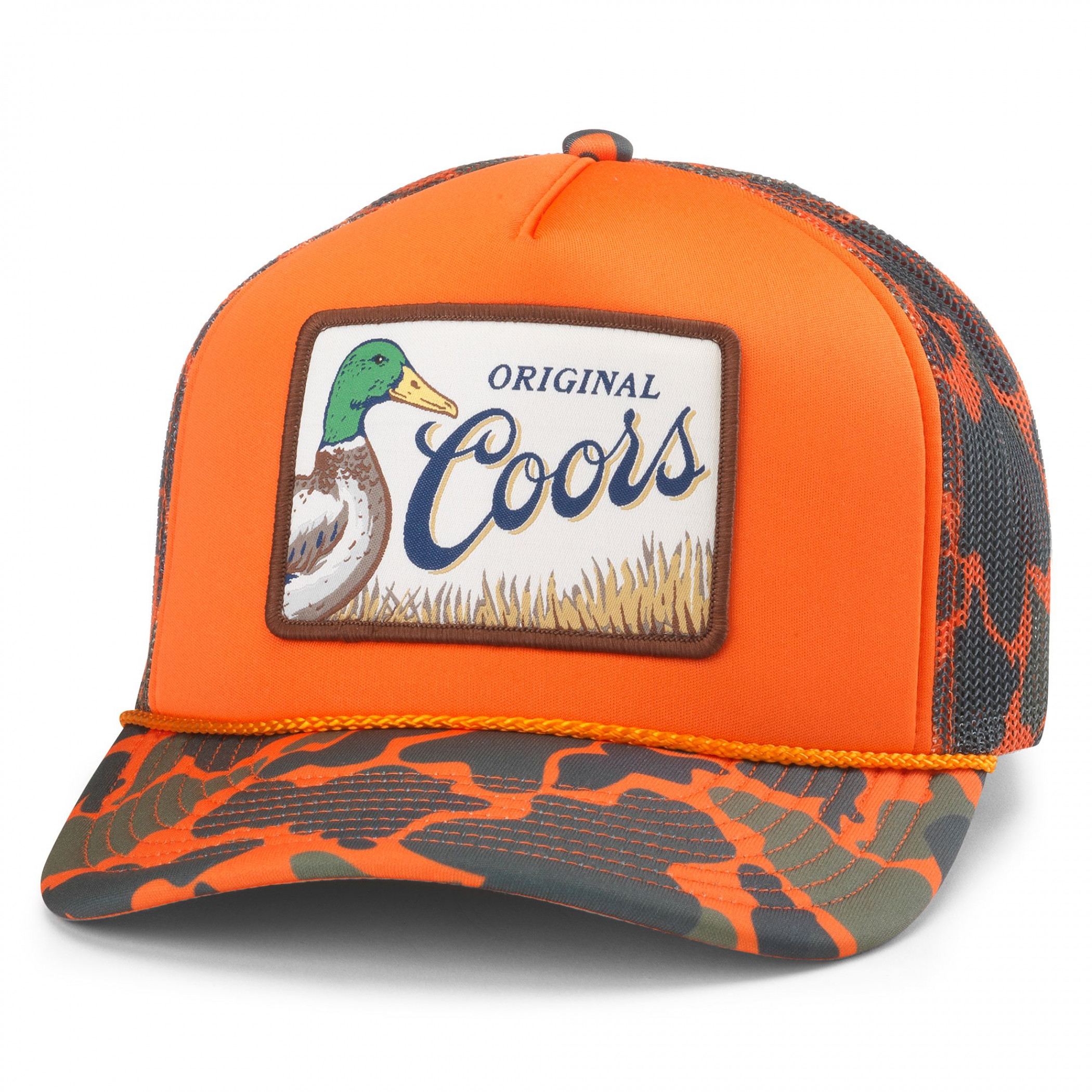 Coors Banquet Original Orange Camo Mallard Adjustable Hat
