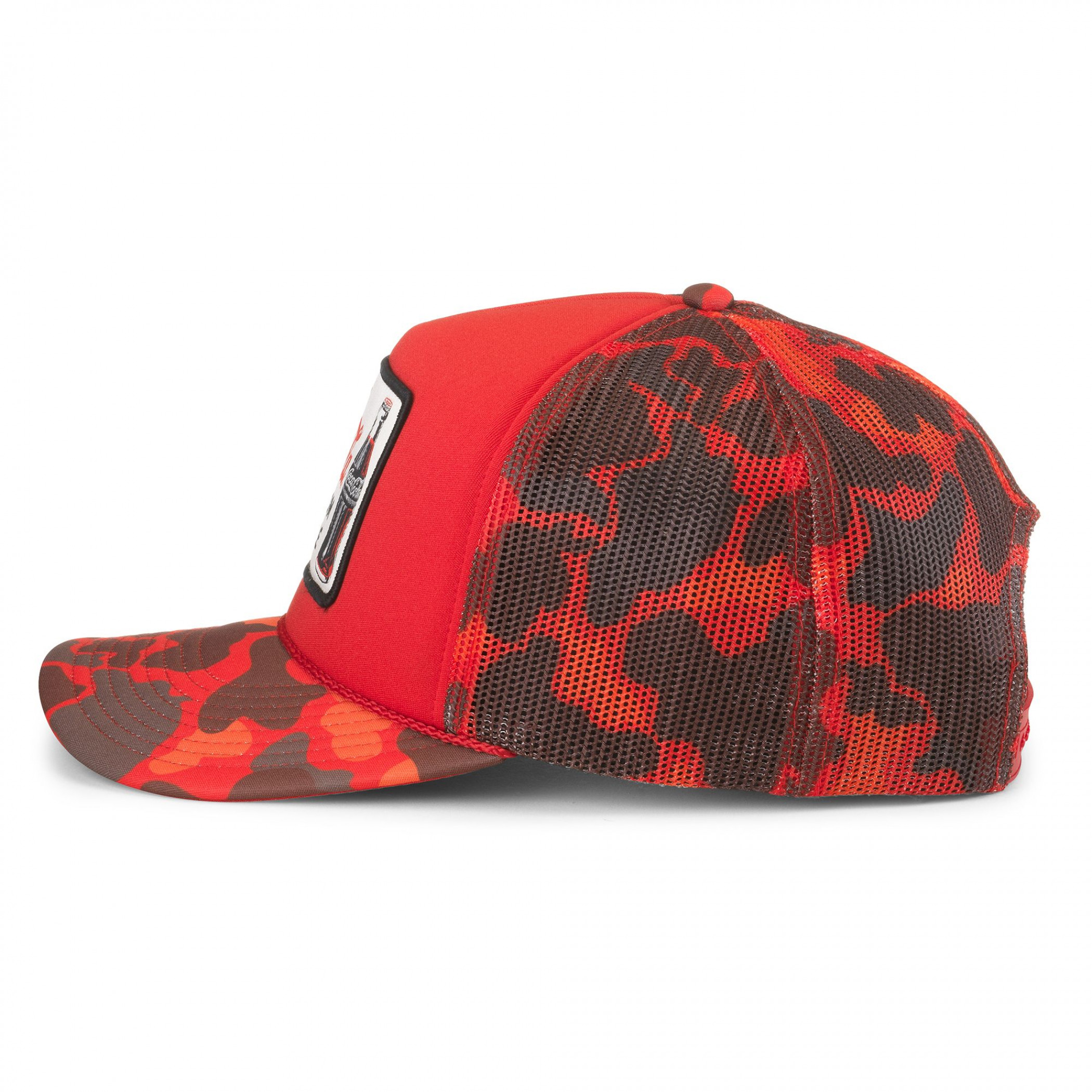 Coca-Cola Right From the Bottle Red Camo Mallard Foamy Adjustable Hat