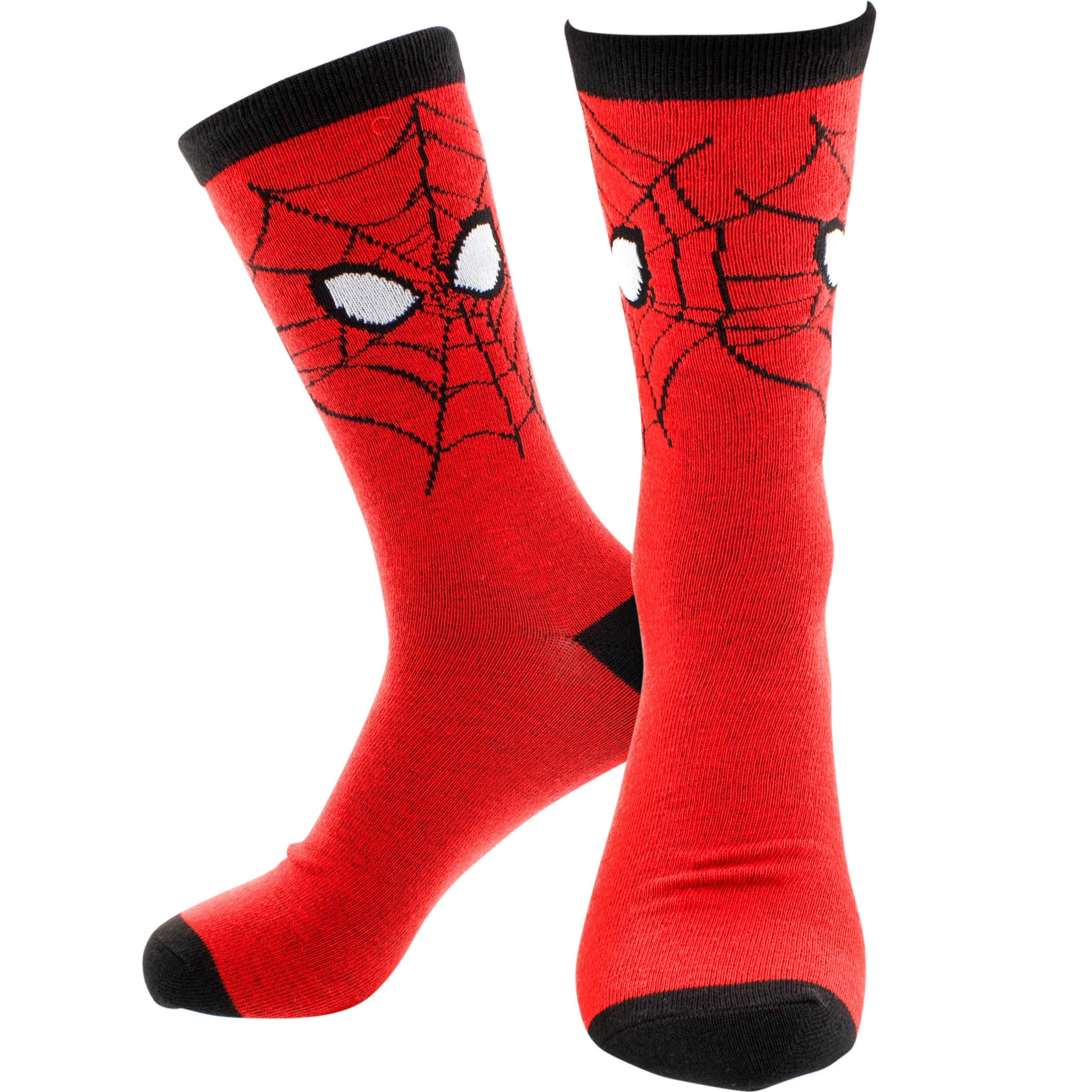 Spider-Man Webbed Up Crew Socks, Red