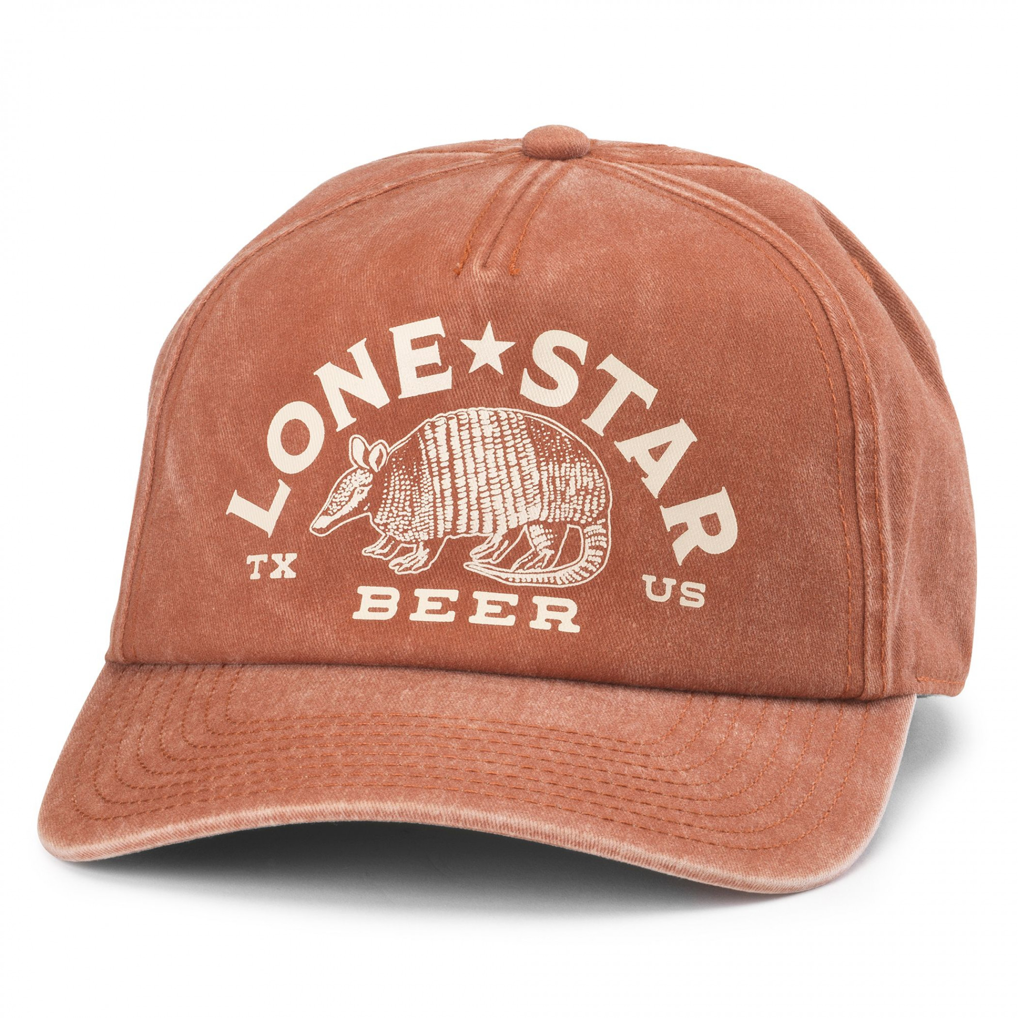 Lone Star Texas Orange Armadillo Walker Adjustable Hat