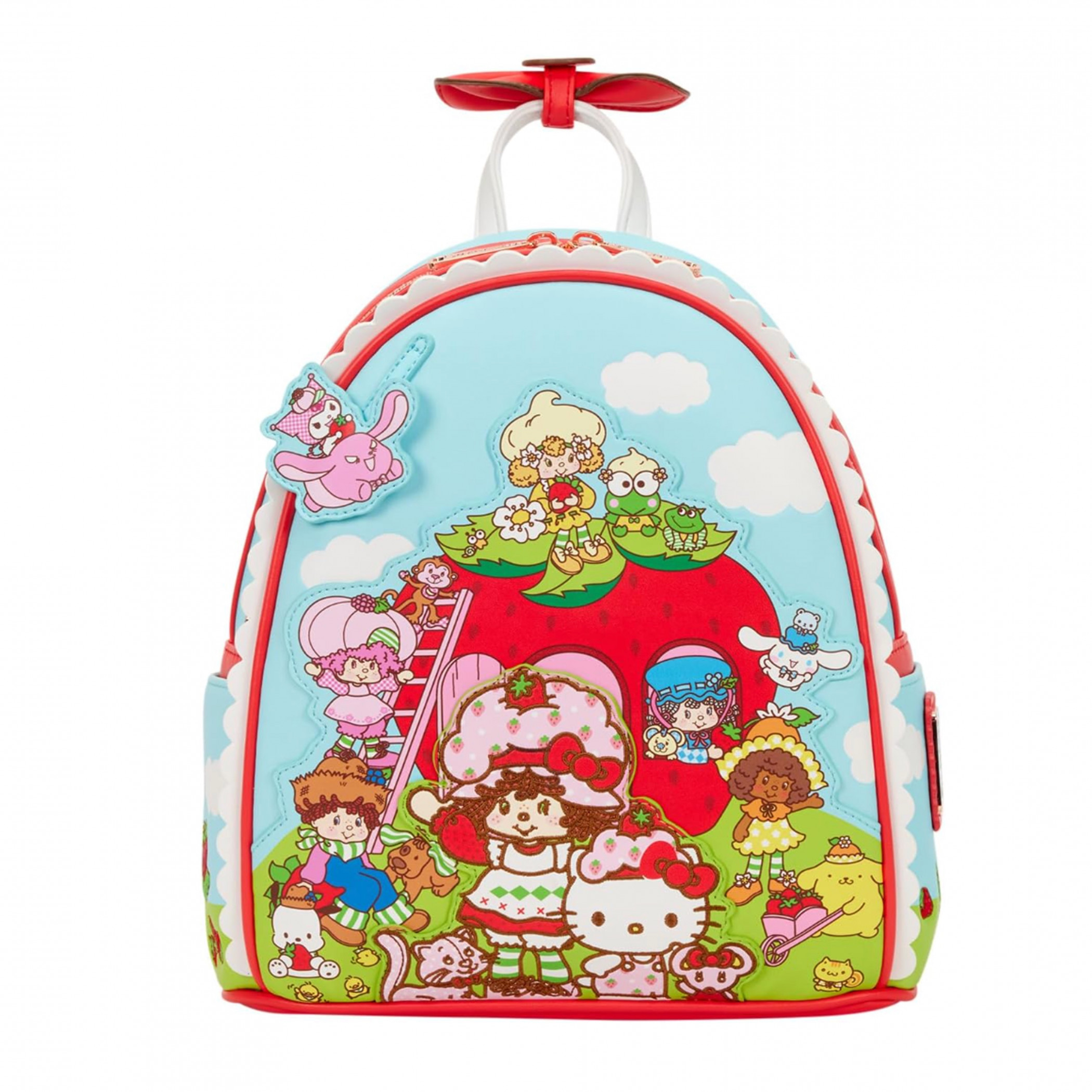 Hello Kitty and Strawberry Shortcake Mini Backpack By Loungefly, Multi-Color