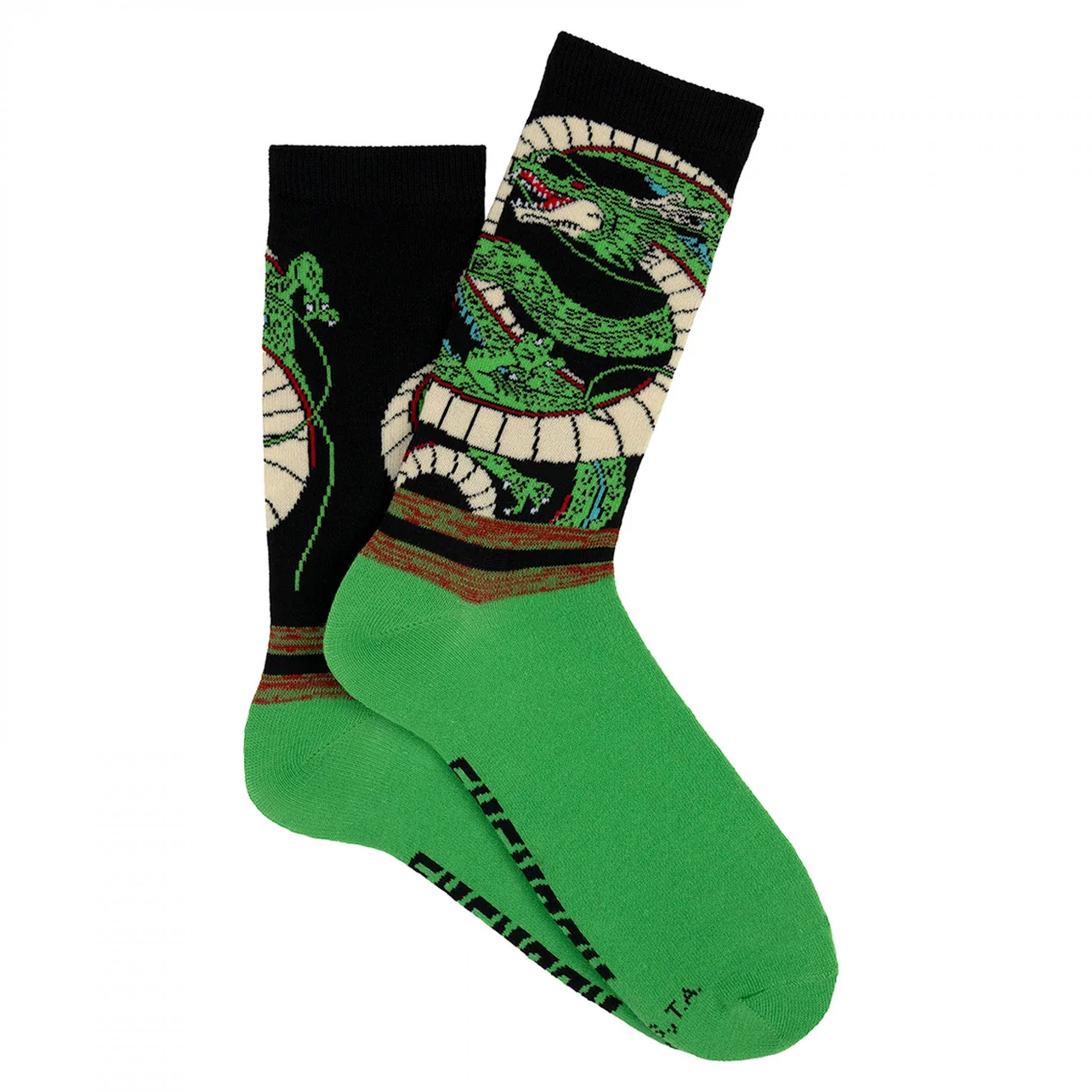 Dragon Ball Z Shenron Crew Socks, Green