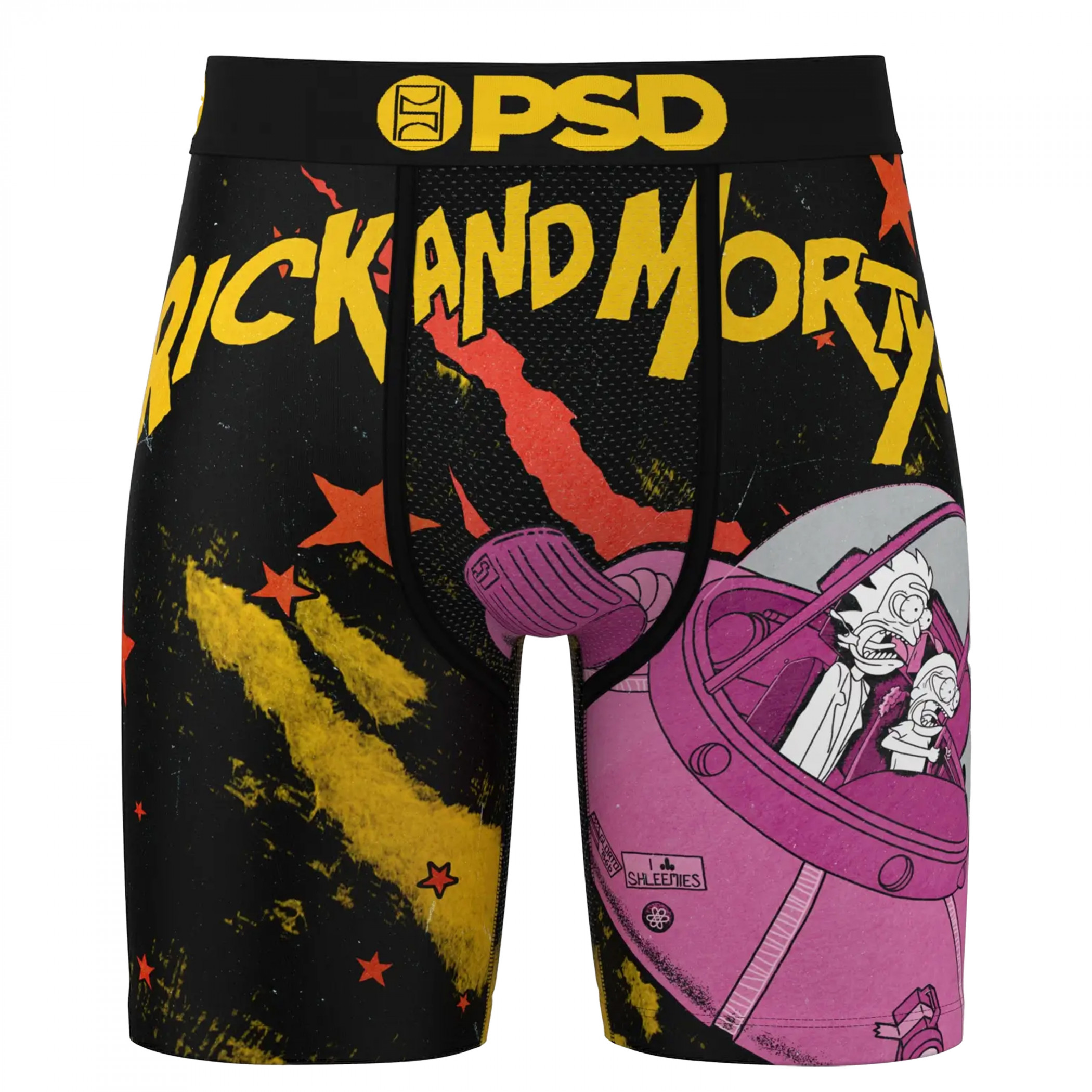 Rick and Morty Crash Landing PSD Boxer Briefs, Multi-Color