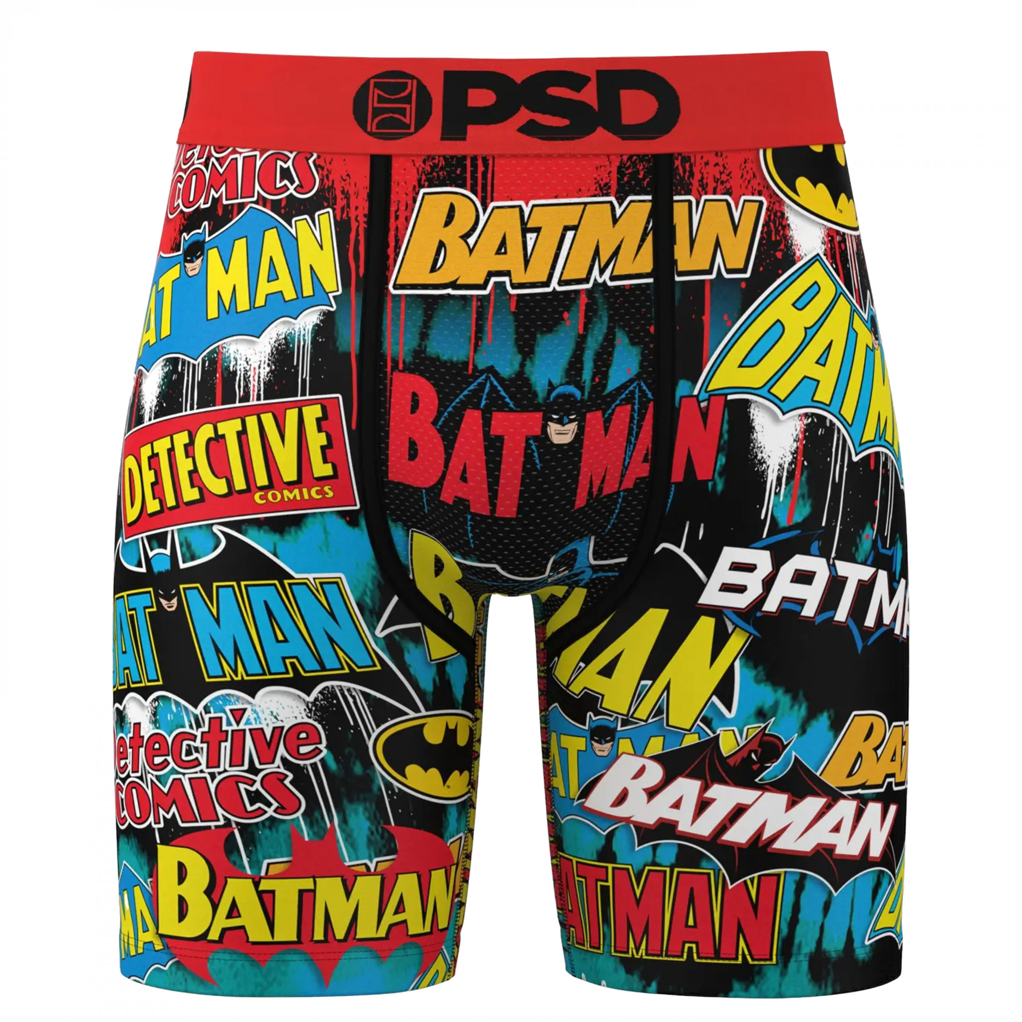 Batman Comic Logo Eras PSD Boxer Briefs, Multi-Color
