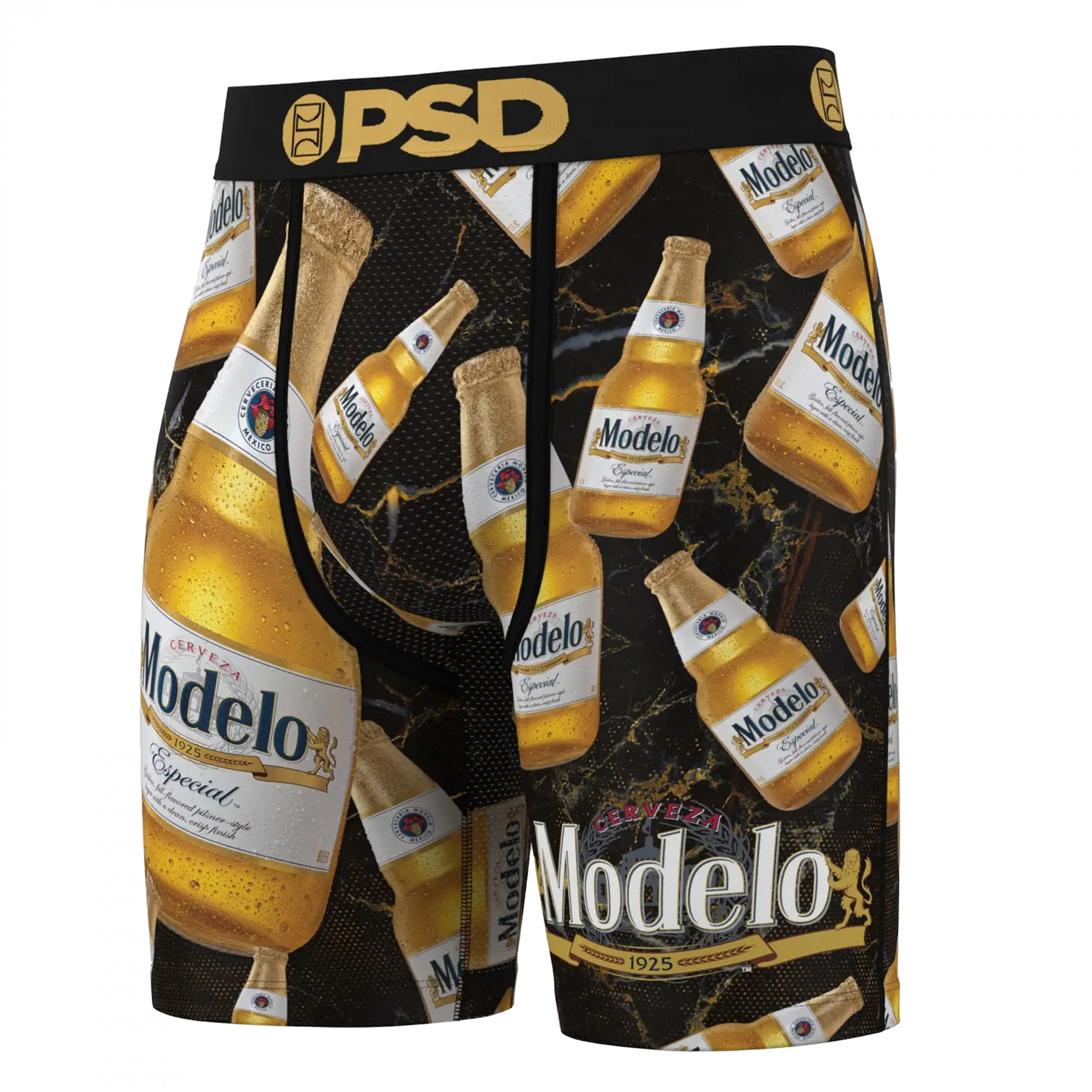 Modelo Especial Marbled Bottles PSD Boxer Briefs
