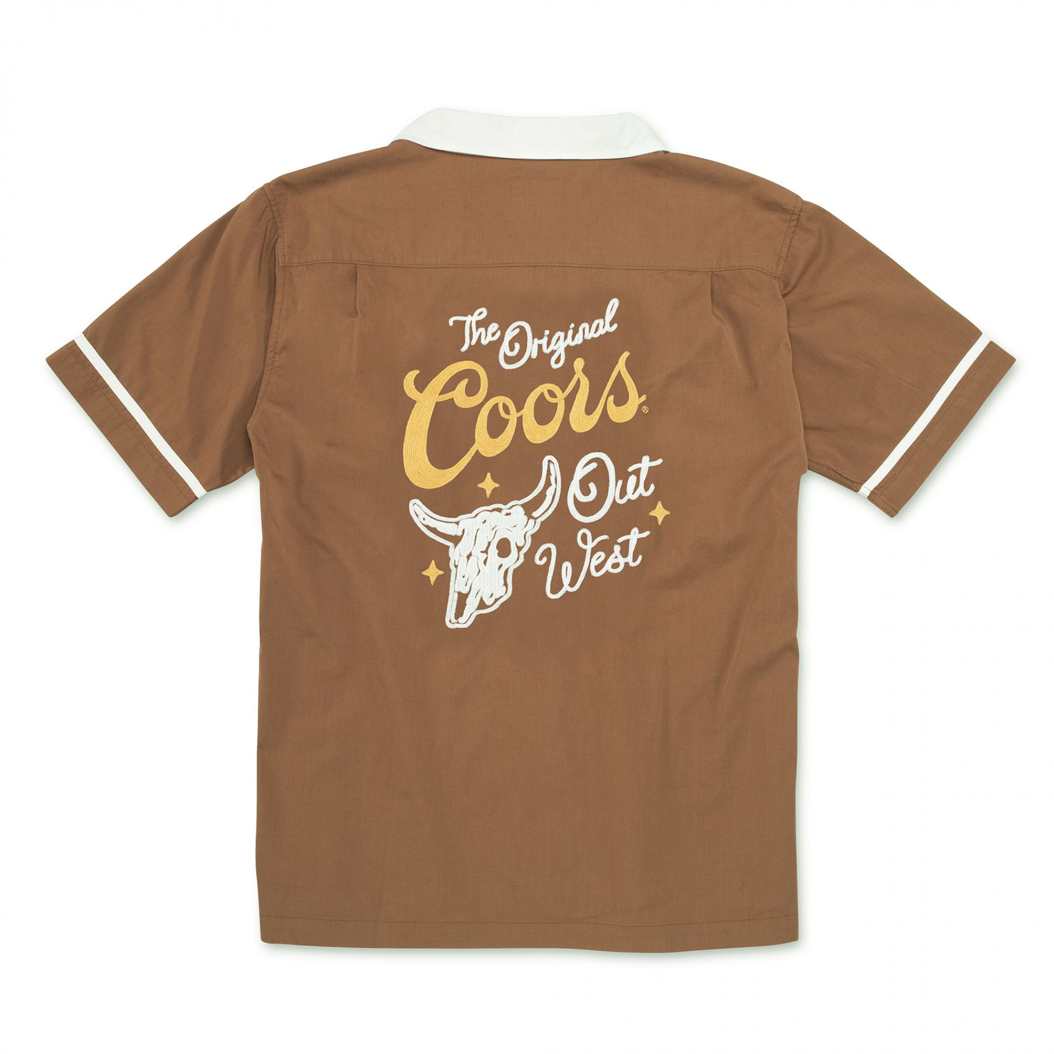 Coors Original Out West Brown Bowling Jacket