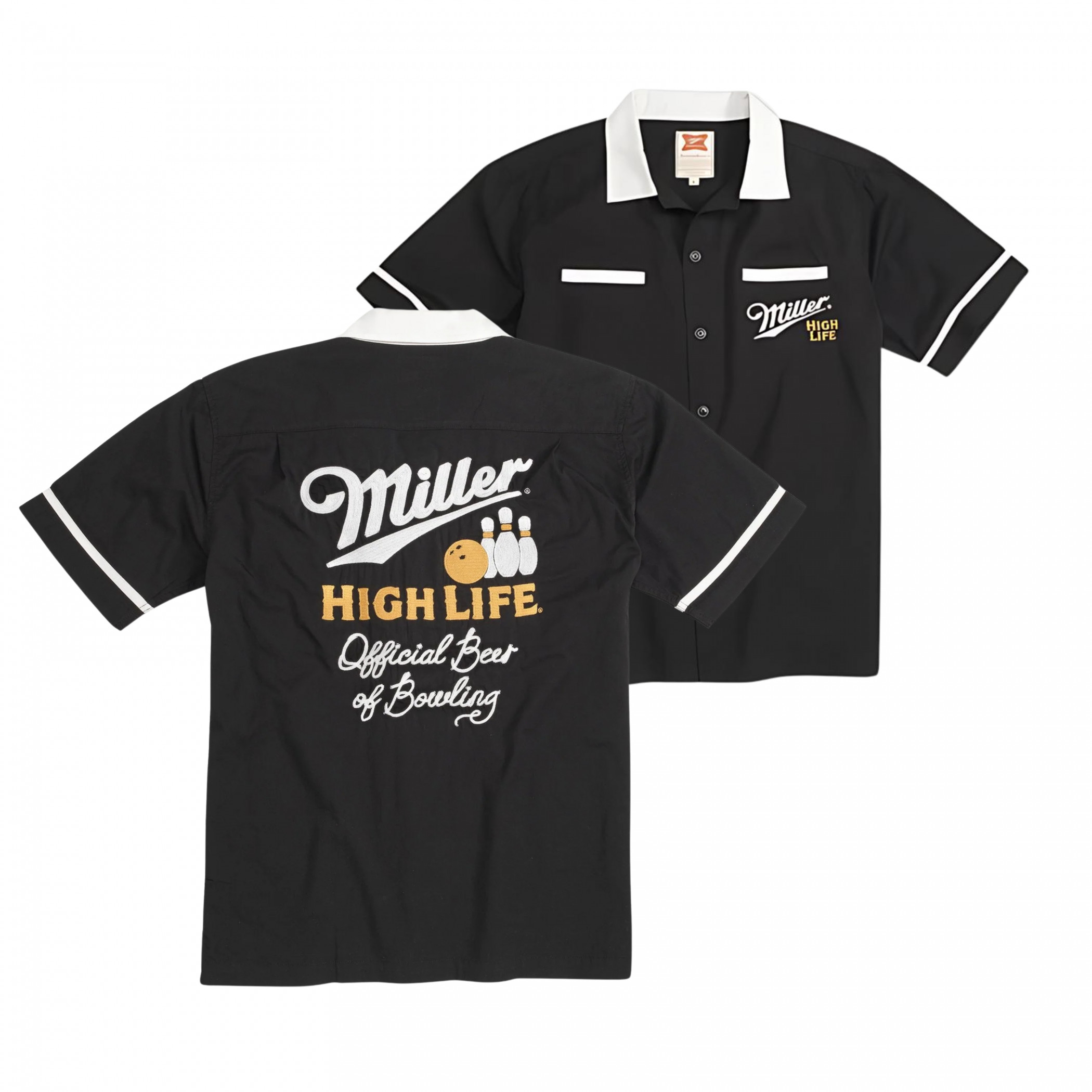 Miller High Life Official Beer of Bowling Black Jacket