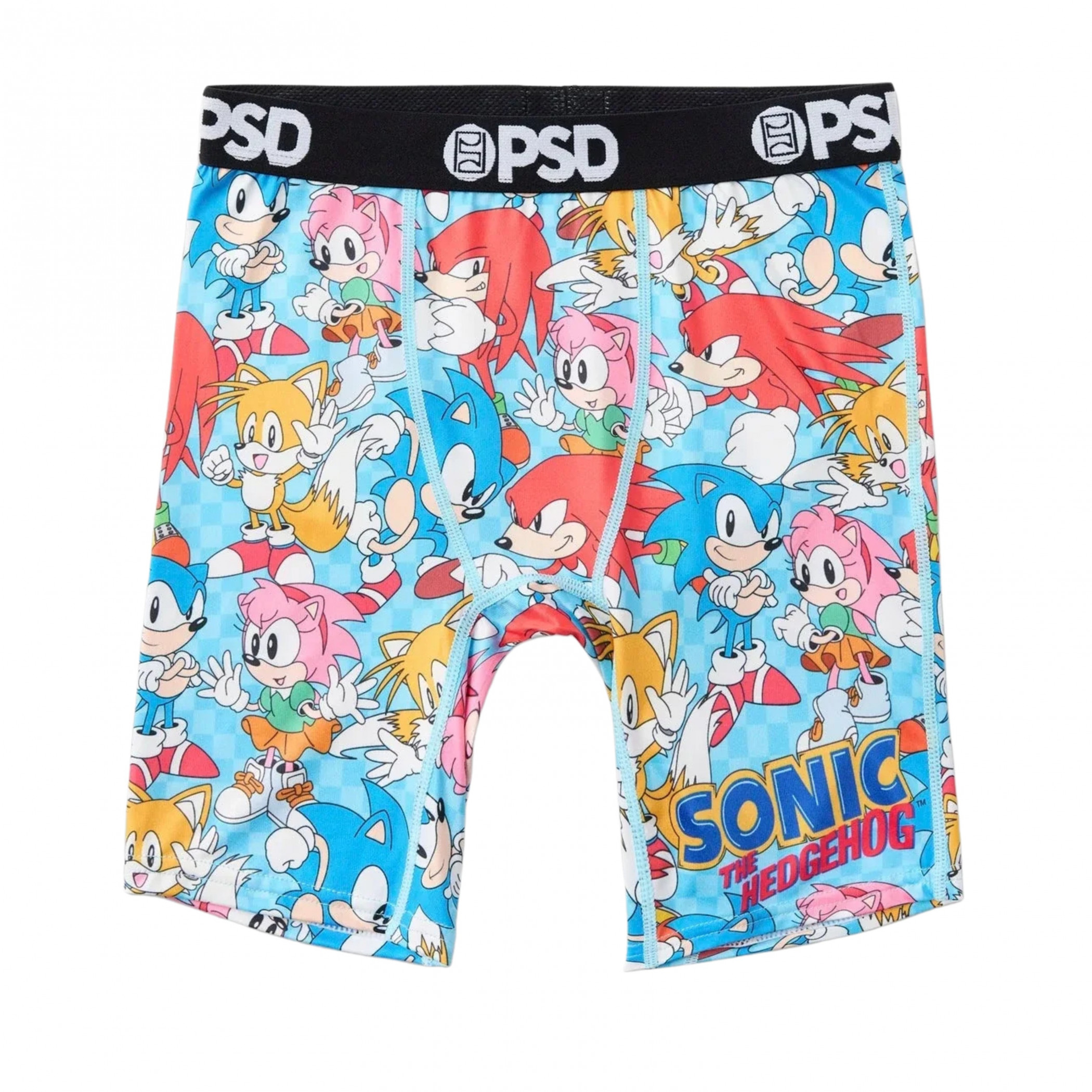 Sonic the Hedgehog Squad Youth PSD Boxer Briefs, Multi-Color