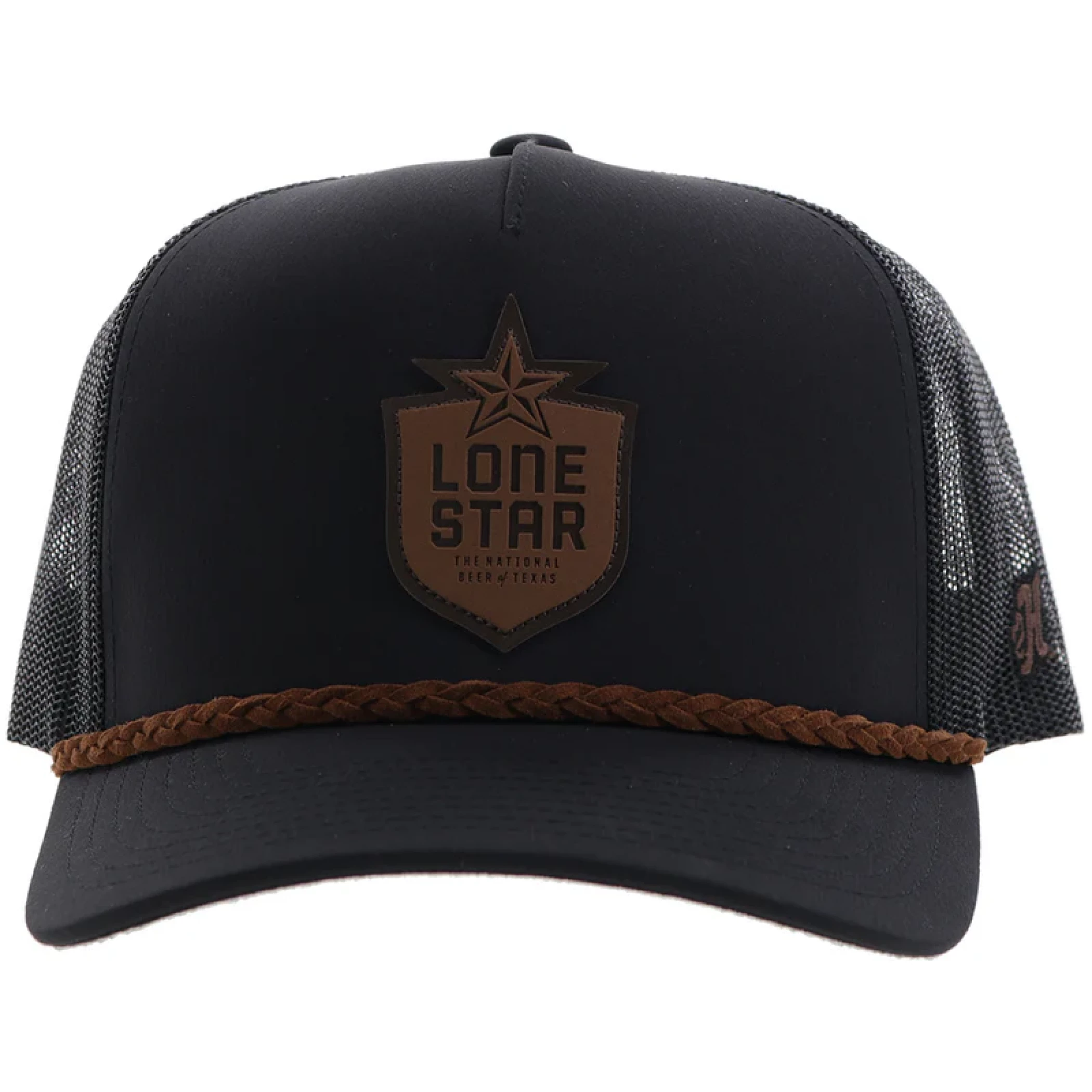 Lone Star Beer Leather Patch 5-Panel Trucker Hat