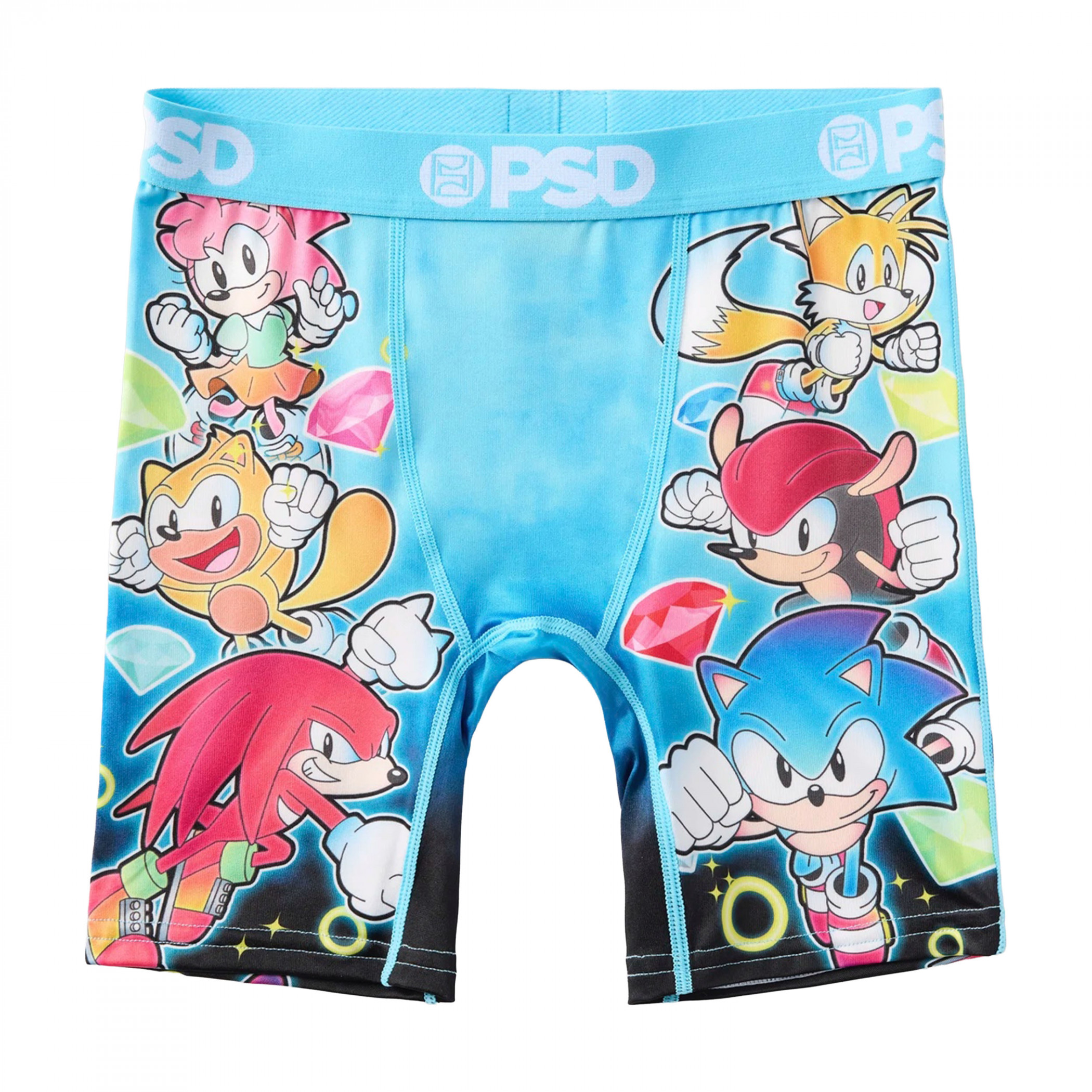 Sonic and Pals Youth PSD Boxer Briefs, Multi-Color