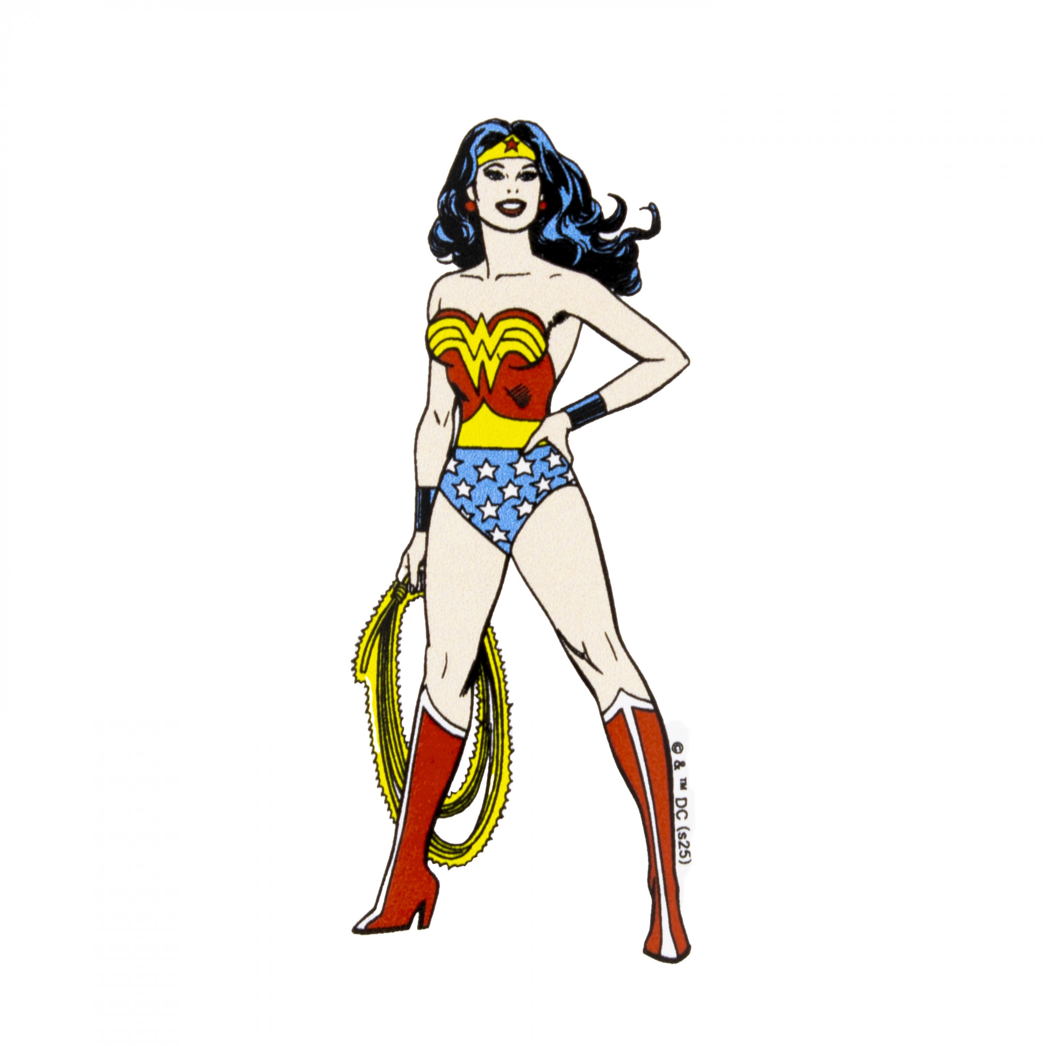 Wonder Woman Classic Pose Die Cut Sticker, Multi-Color