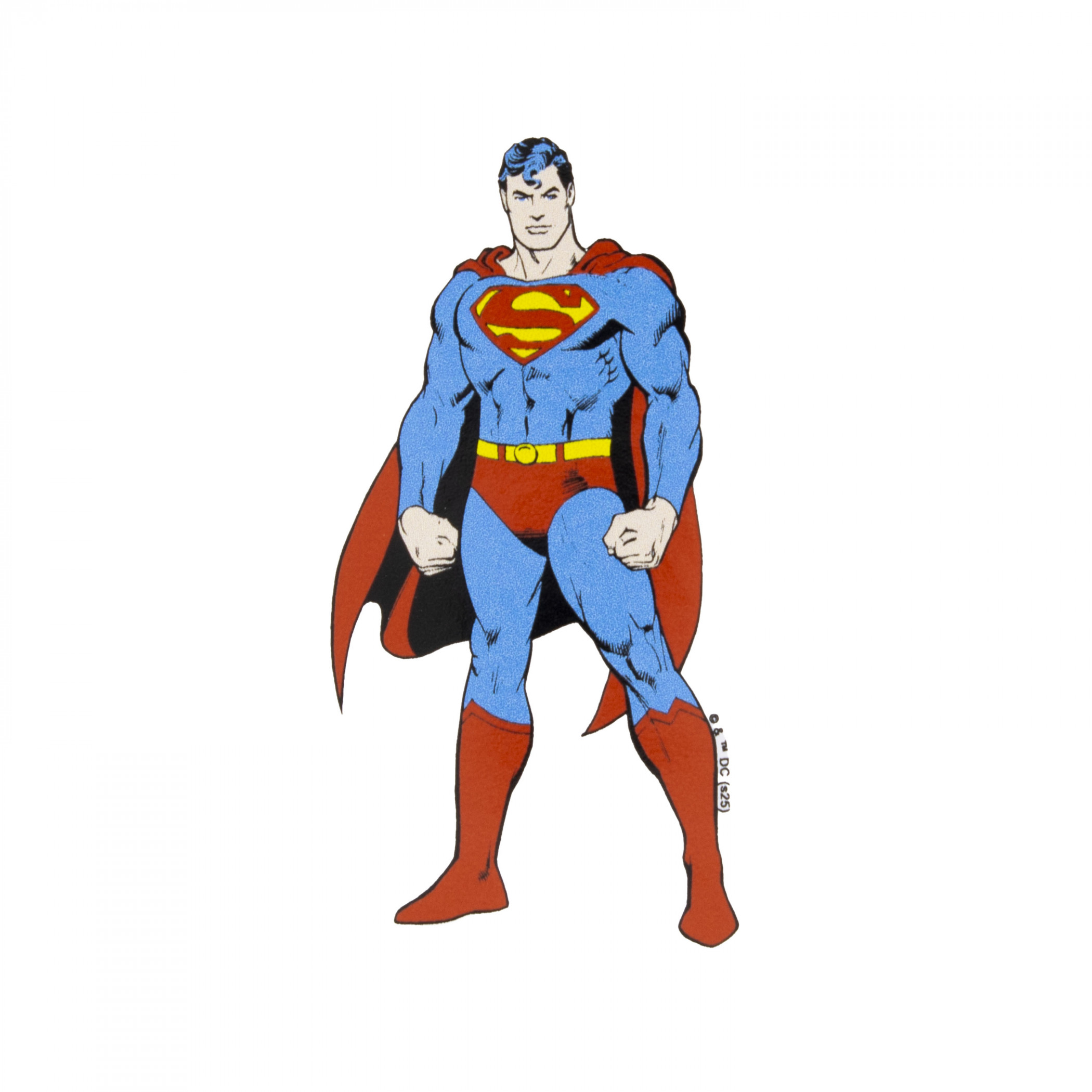 Superman Classic Pose Die Cut Sticker, Multi-Color