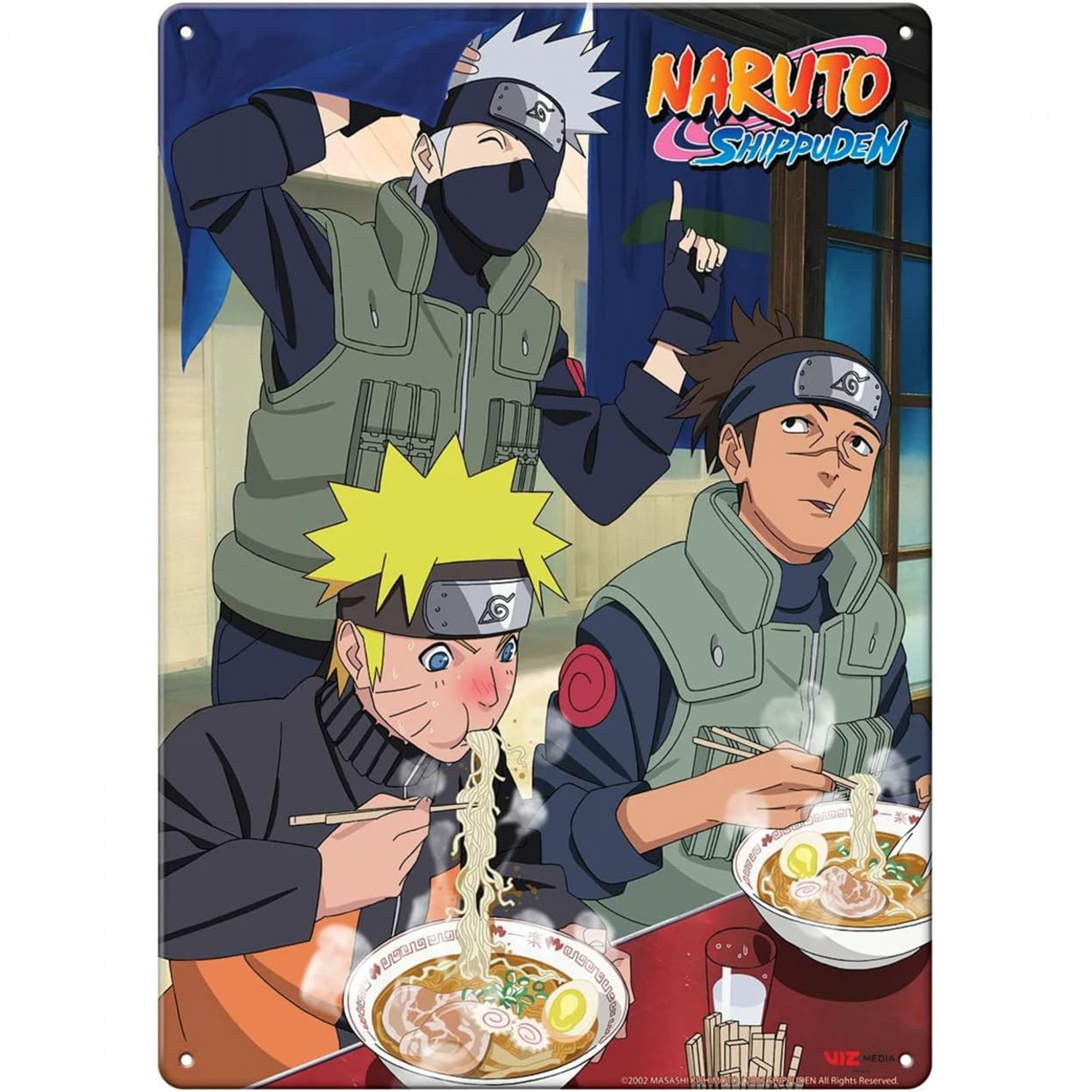 Naruto Ramen Night Metal Sign, Multi-Color