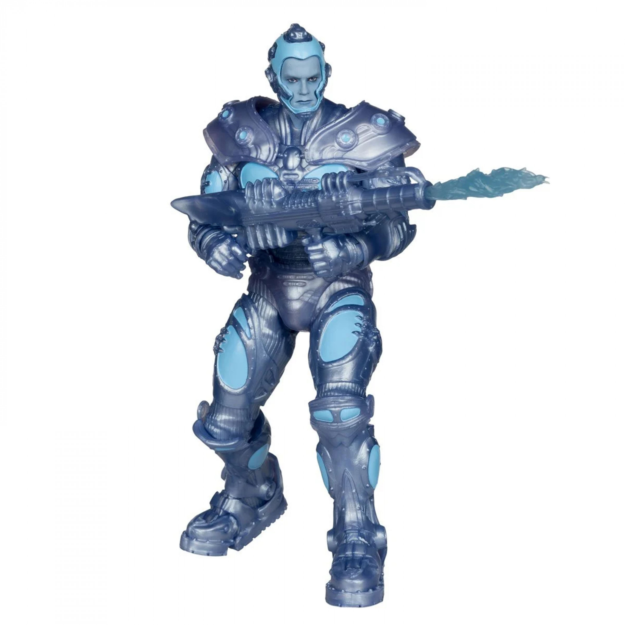 Mr. Freeze Batman and Robin 7' Posable Figure w/ Interchangeable Parts, Blue