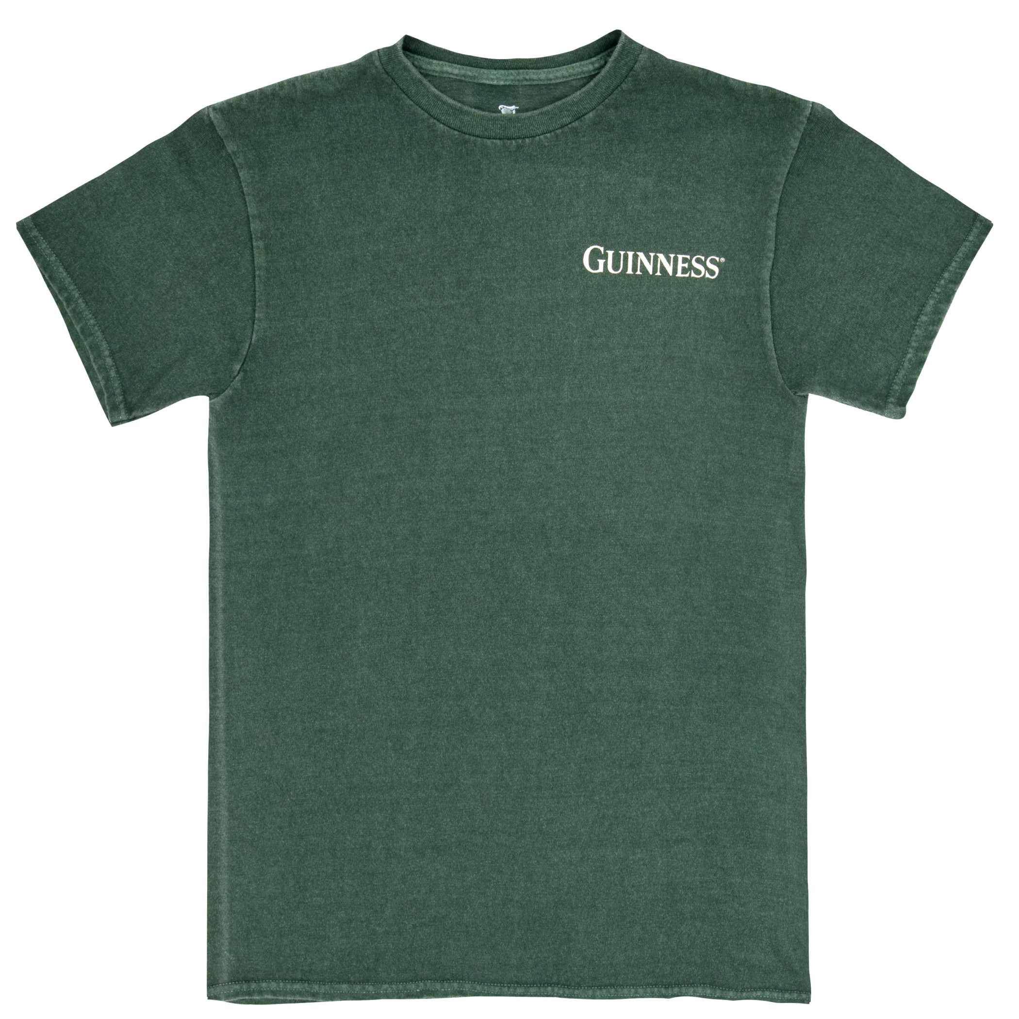 Guinness Time Have This One with Me Crab Front and Back Print T-Shirt