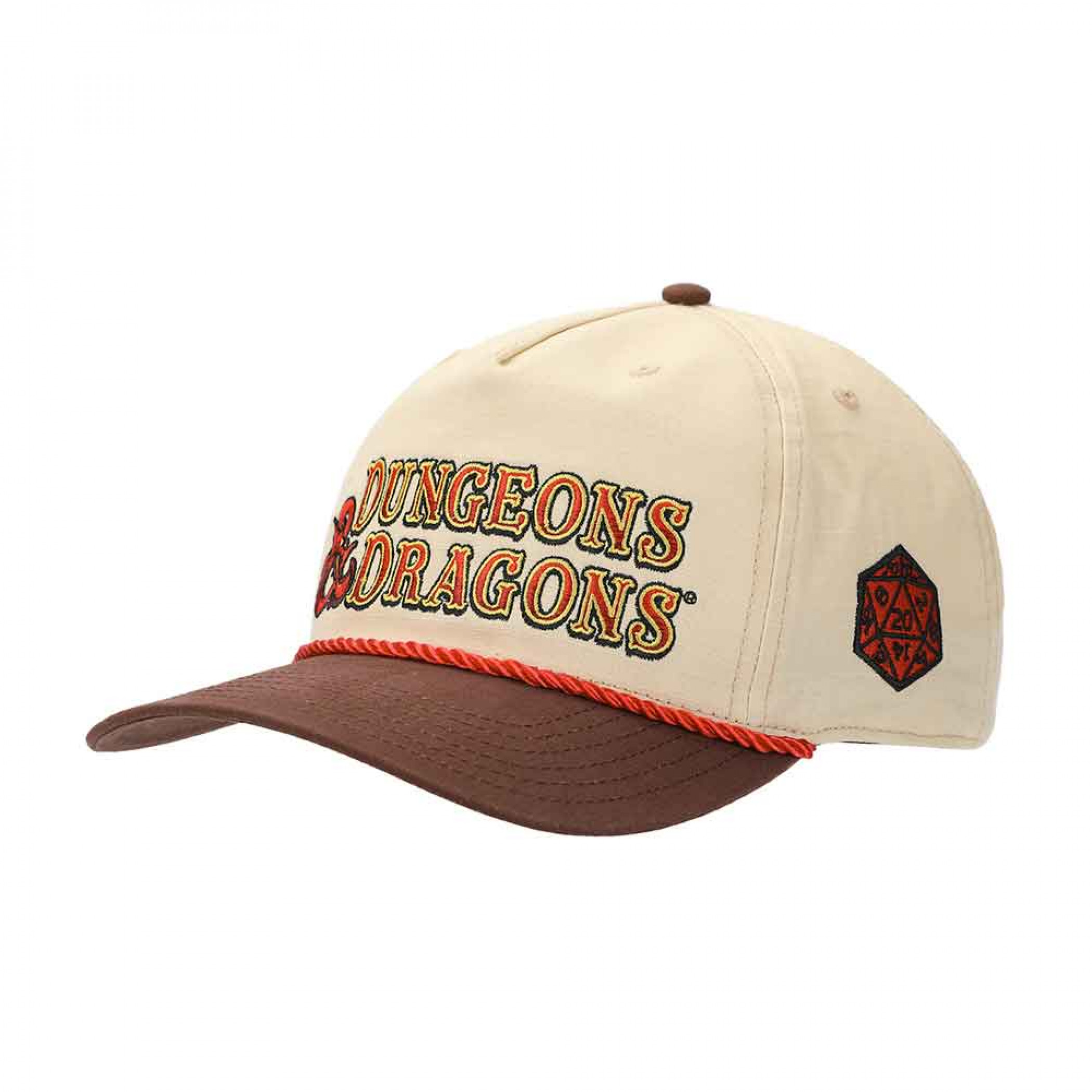 Dungeons & Dragons Embroidered Vintage Ripstop Grandpa Hat, Multi-Color
