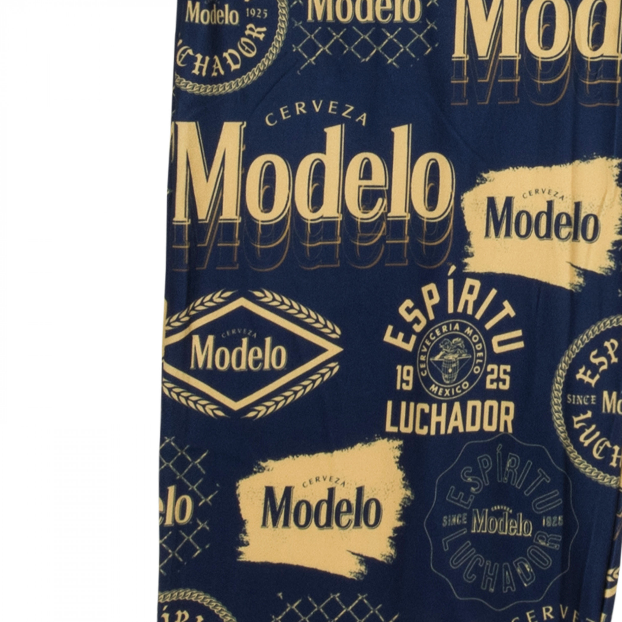 Modelo Especial Gold Logo Print on Navy Pajama Pants