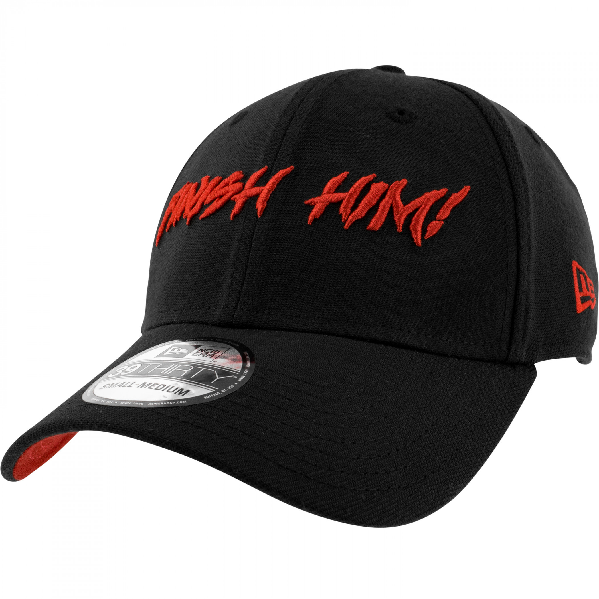 Mortal Kombat Finish Him! New Era 39Thirty Fitted Hat, Black