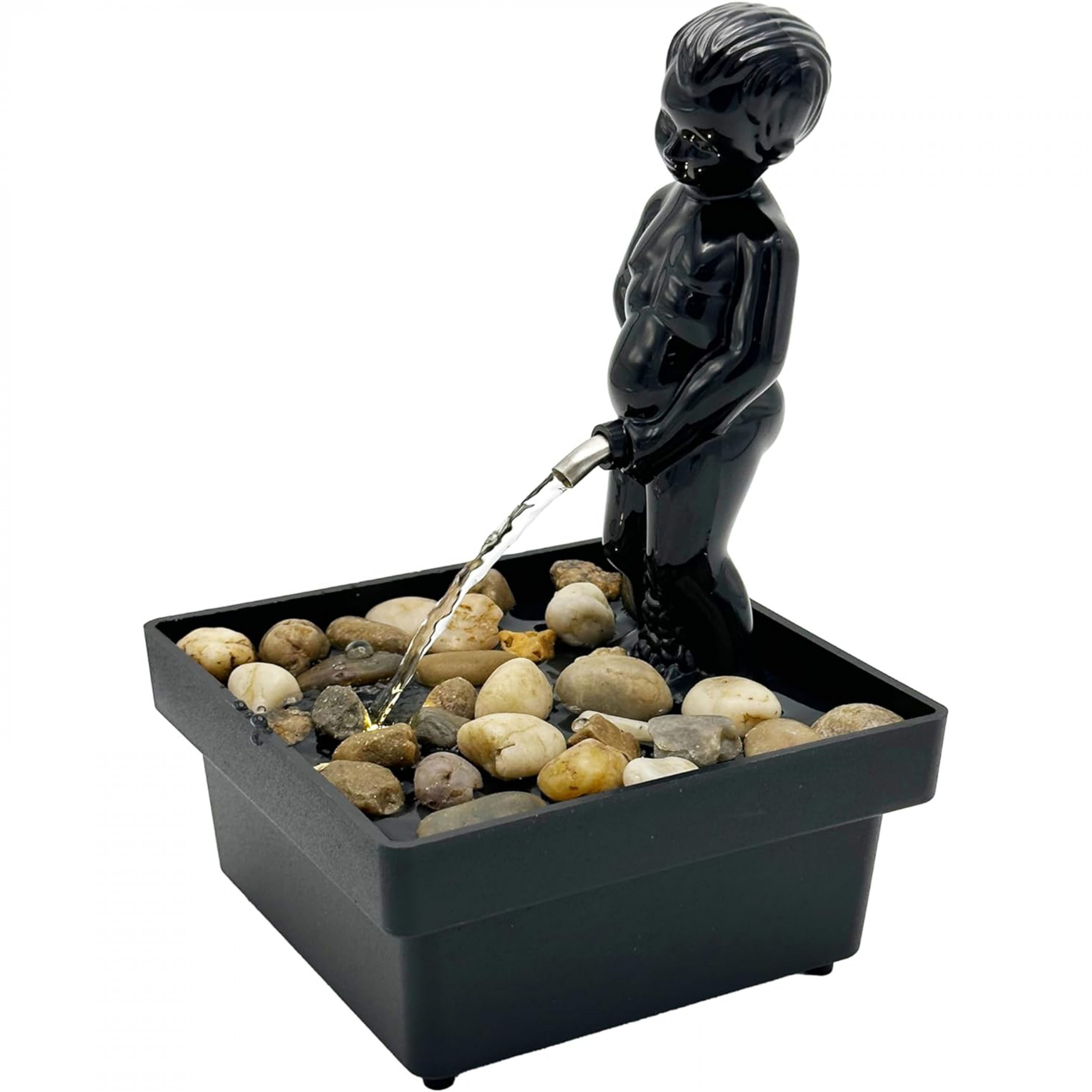 Peeing Boy LED Novelty Desktop Fountain