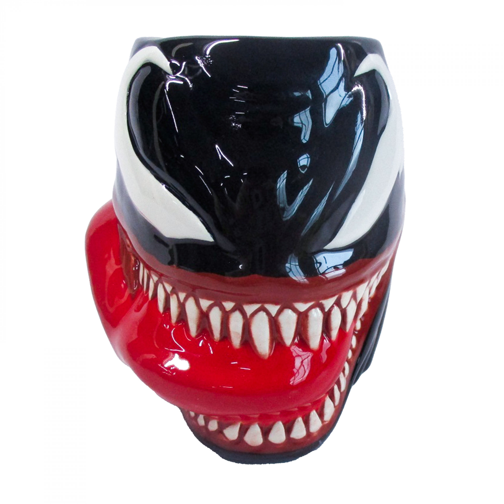 Venom Teeth Bared Sculpted Ceramic Mug, Black