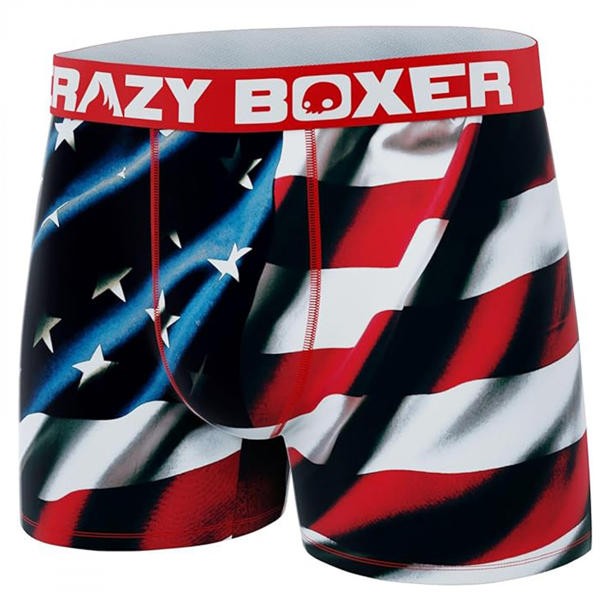 American Flag Patriotic Boy's Boxer Briefs