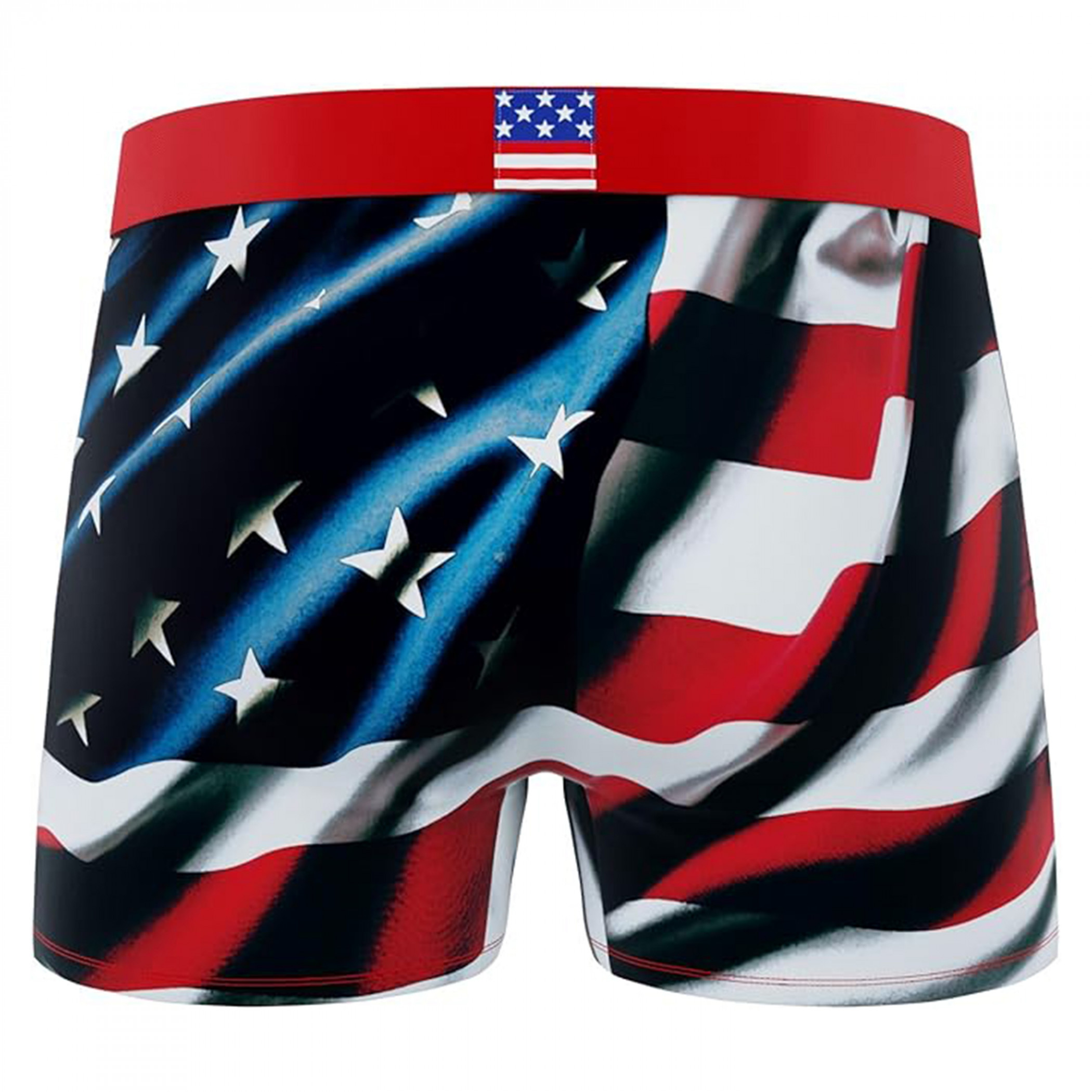 American Flag Patriotic Boy's Boxer Briefs