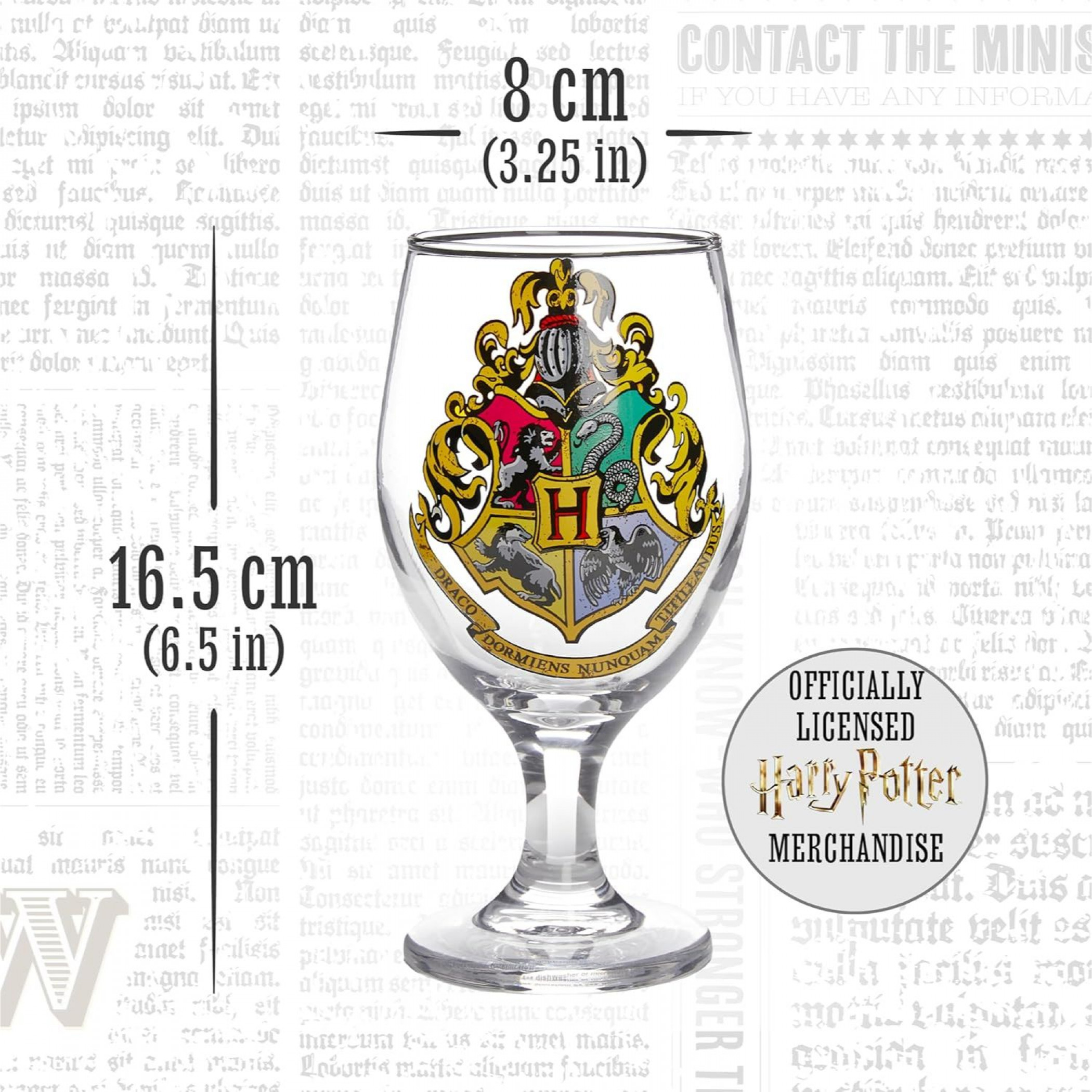 Harry Potter Hogwarts Colour Change Water Glass