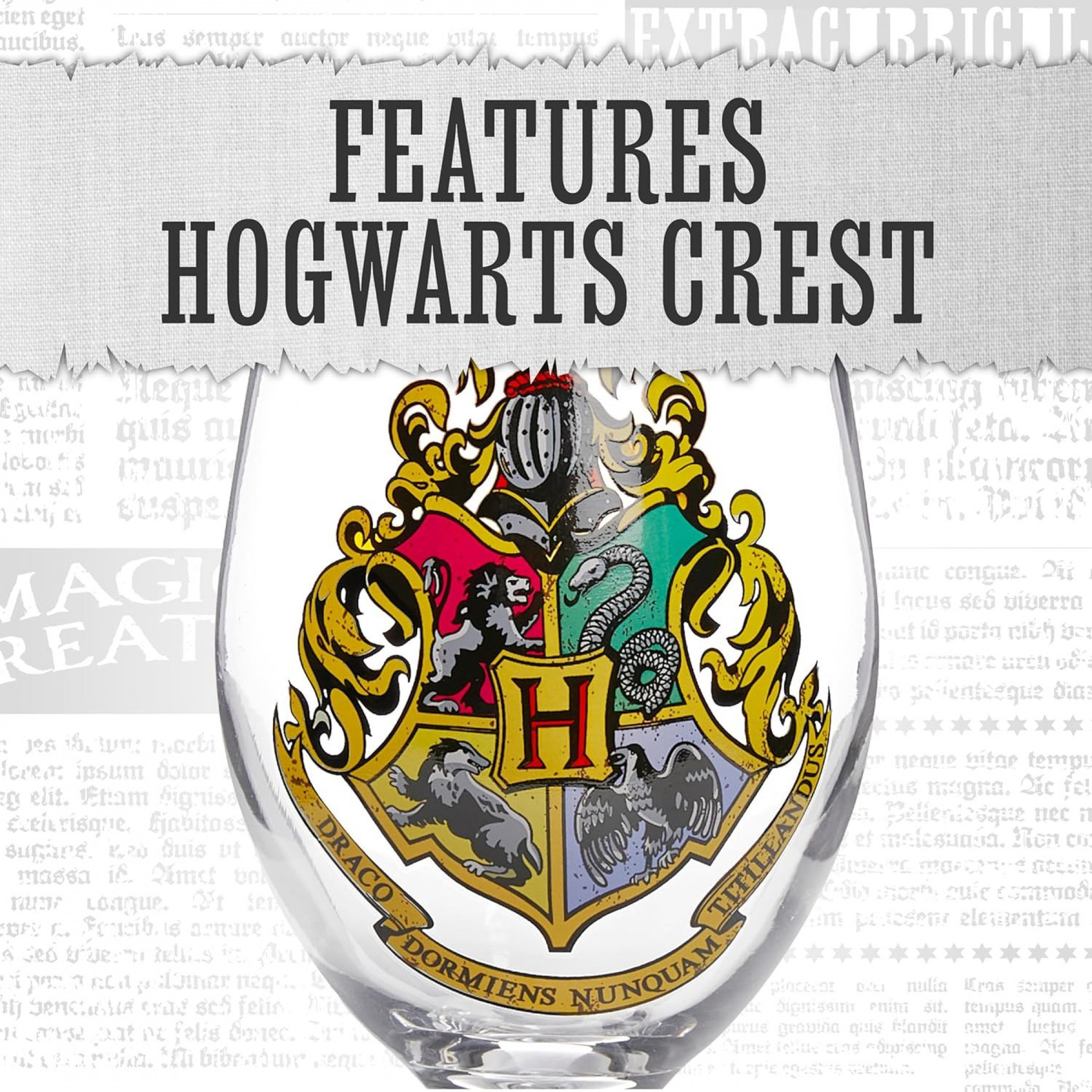 Harry Potter Hogwarts Colour Change Water Glass