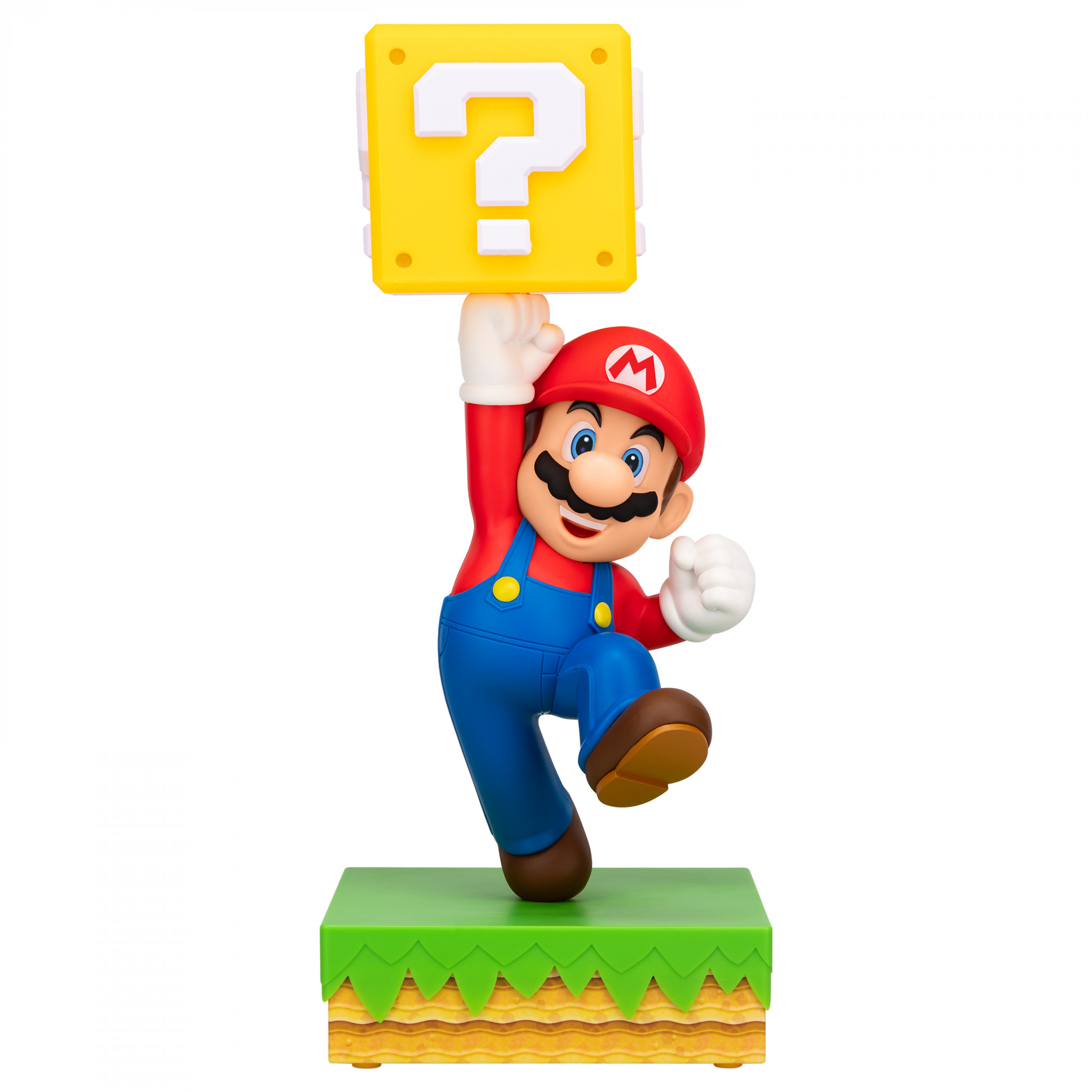 Super Mario Bros Mario Figure Diorama Desk Lamp with Sound, Multi-Color