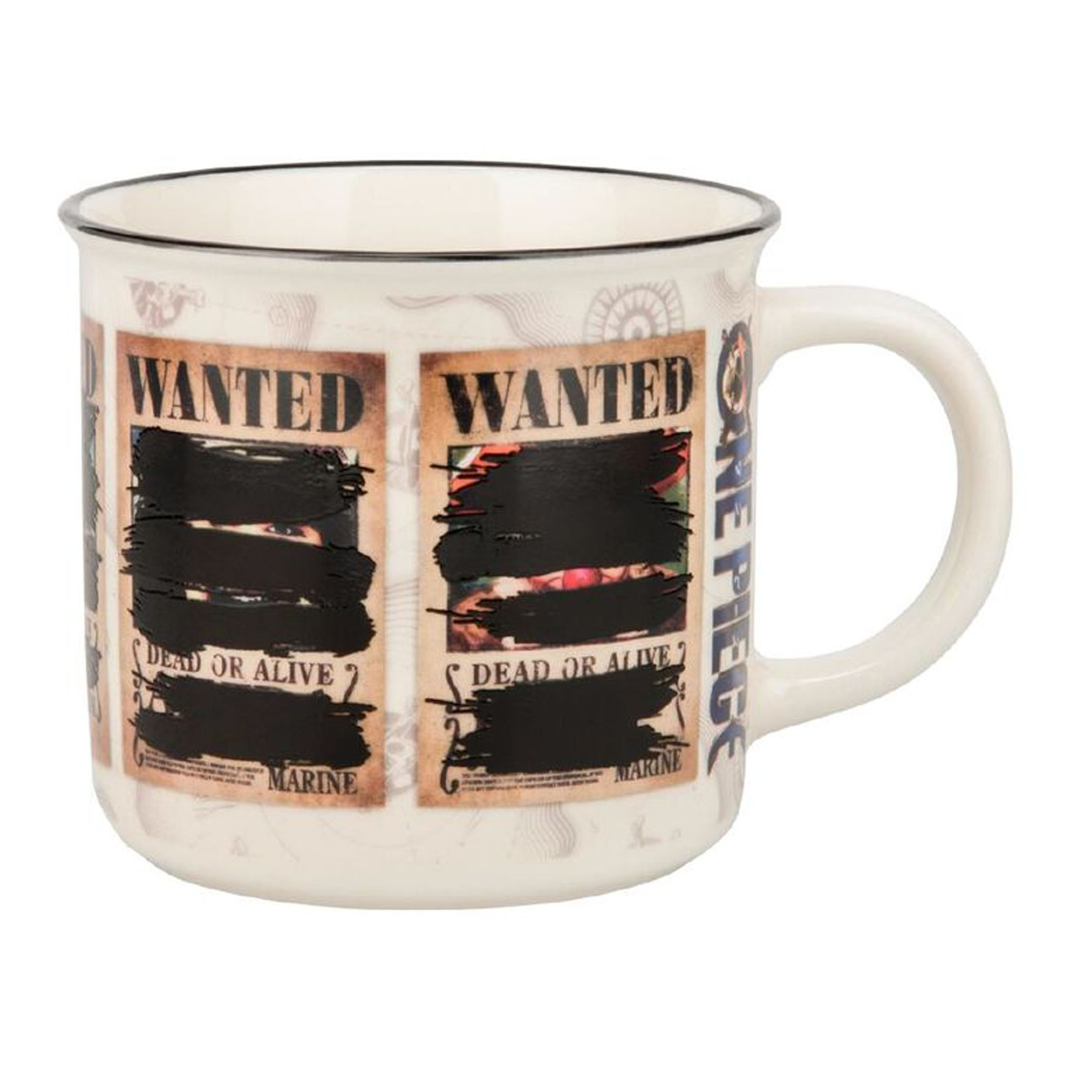 One Piece Wanted Posters 11 oz. Heat Change Ceramic Mug, Multi-Color