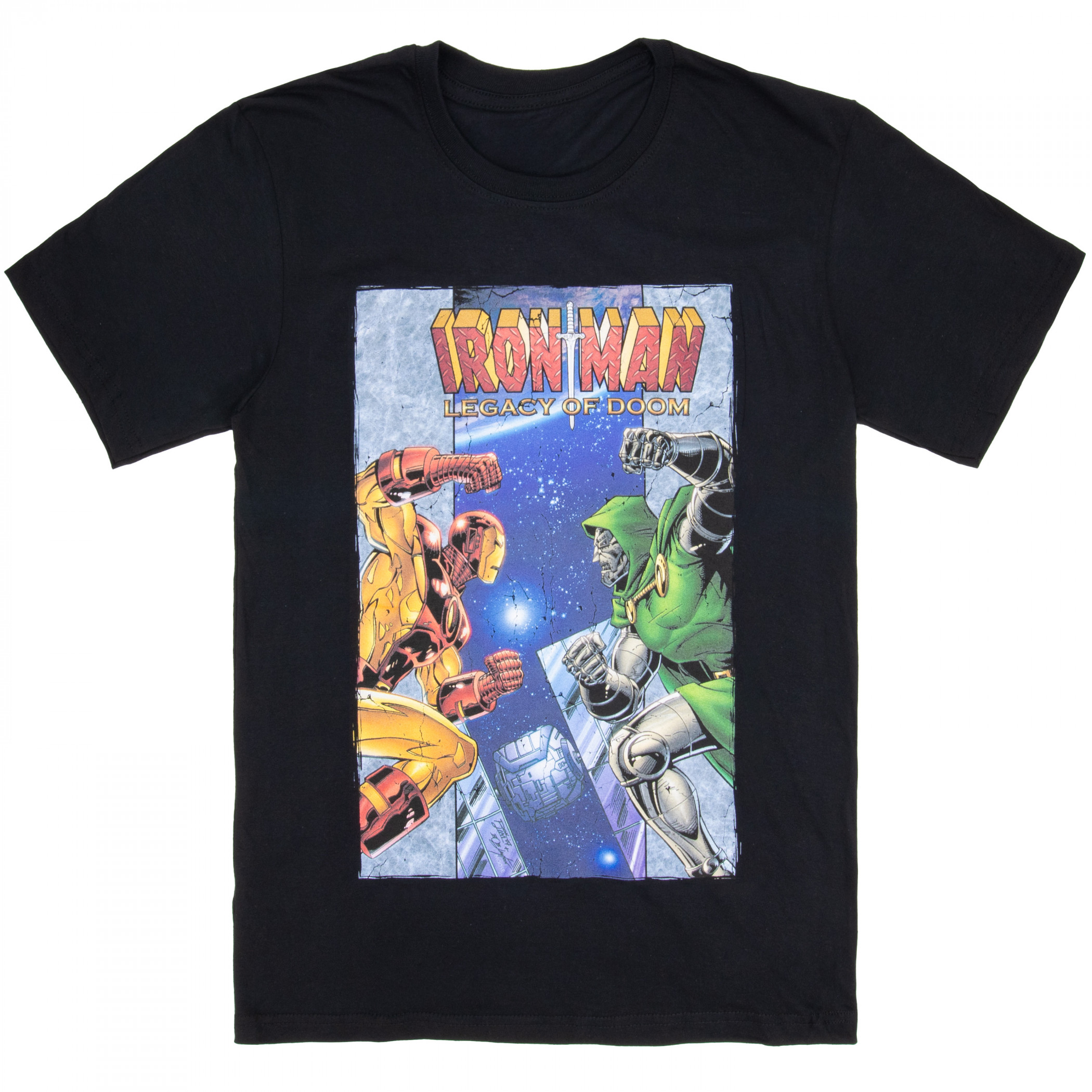 Iron Man Legacy of Doom #1 Cover Art T-Shirt, Multi-Color
