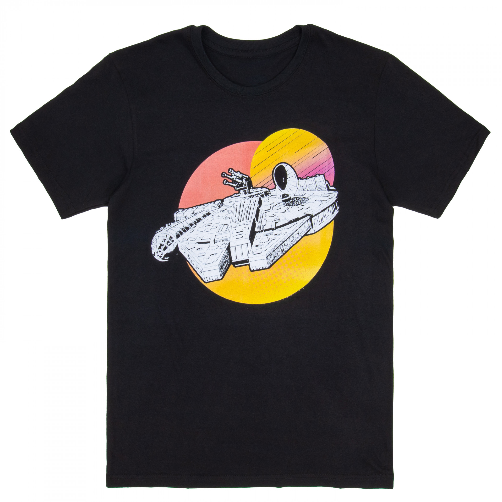 Star Wars Millennium Falcon Twin Suns T-Shirt, Black