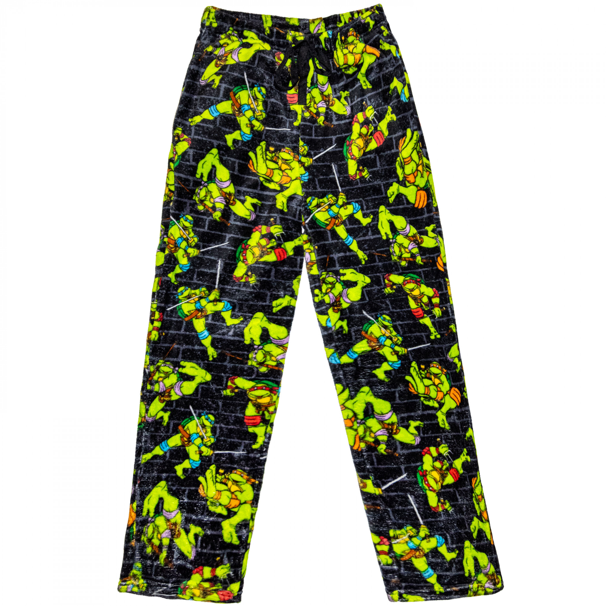 Teenage Mutant Ninja Turtles Brick Wall Men's Sleep Pants, Multi-Color