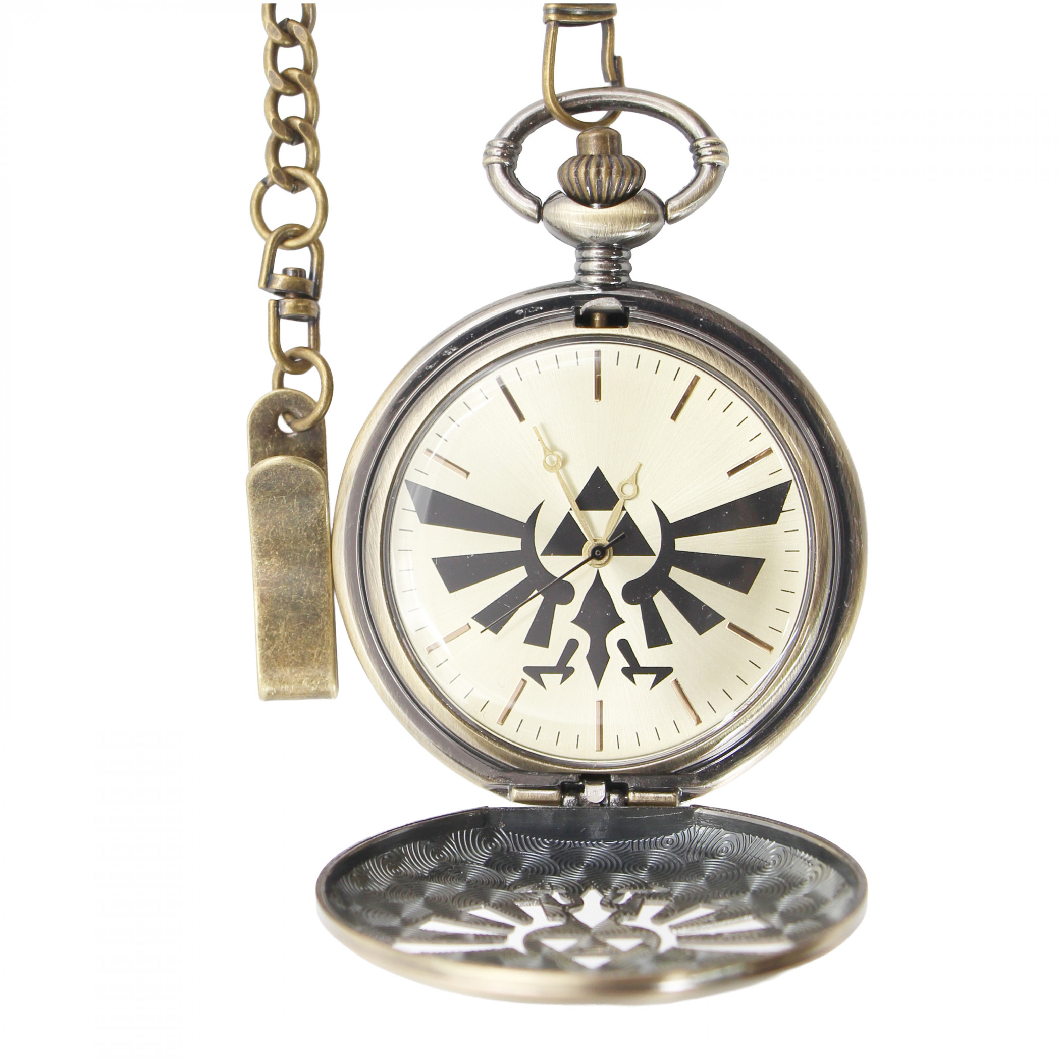 The Legend of Zelda Hyrule Crest Pocket Watch, Gold