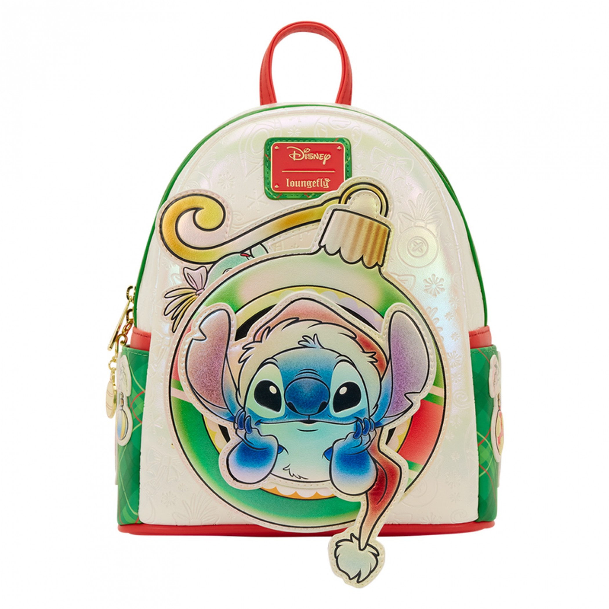 Lilo & Stitch Holiday Mini Backpack By Loungefly, Multi-Color