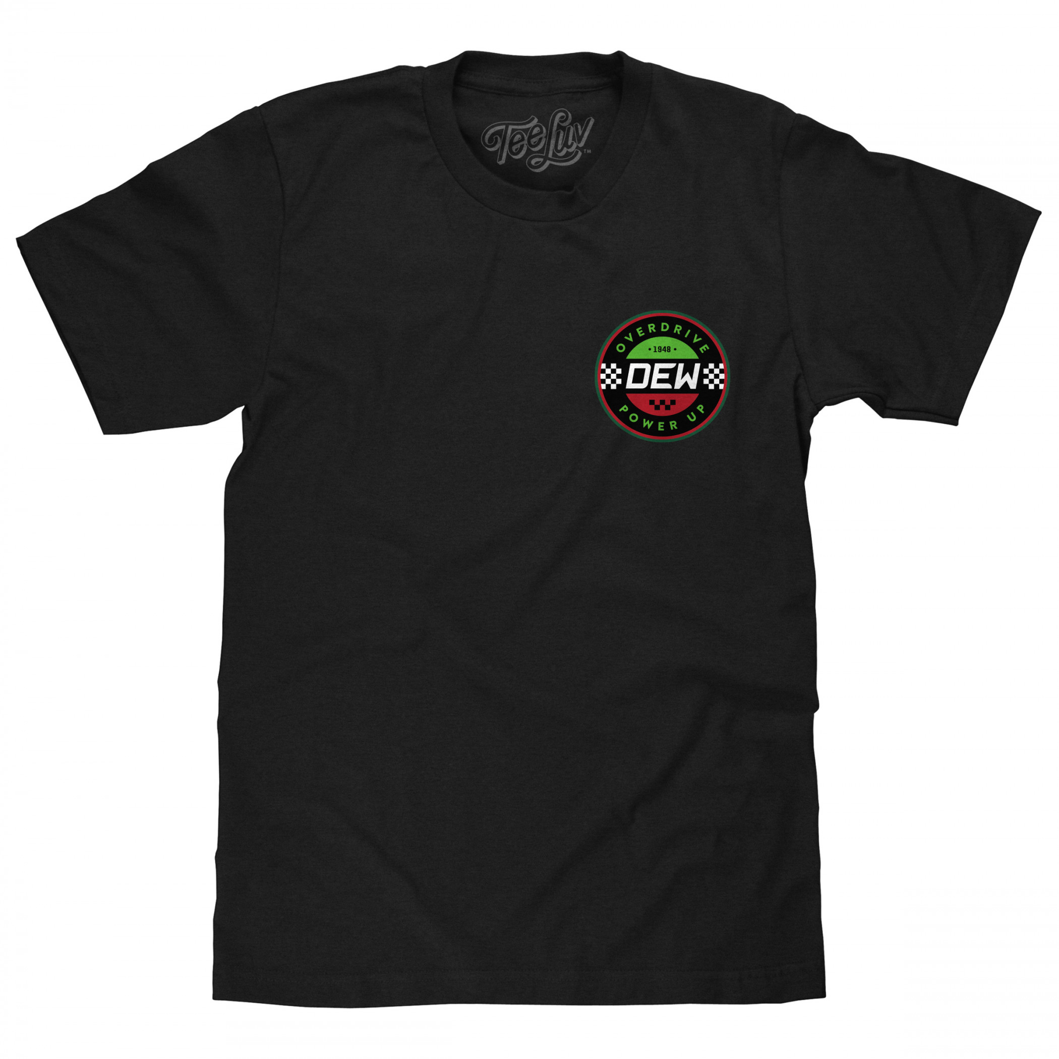 Mountain Dew Race Car Front and Back T-Shirt