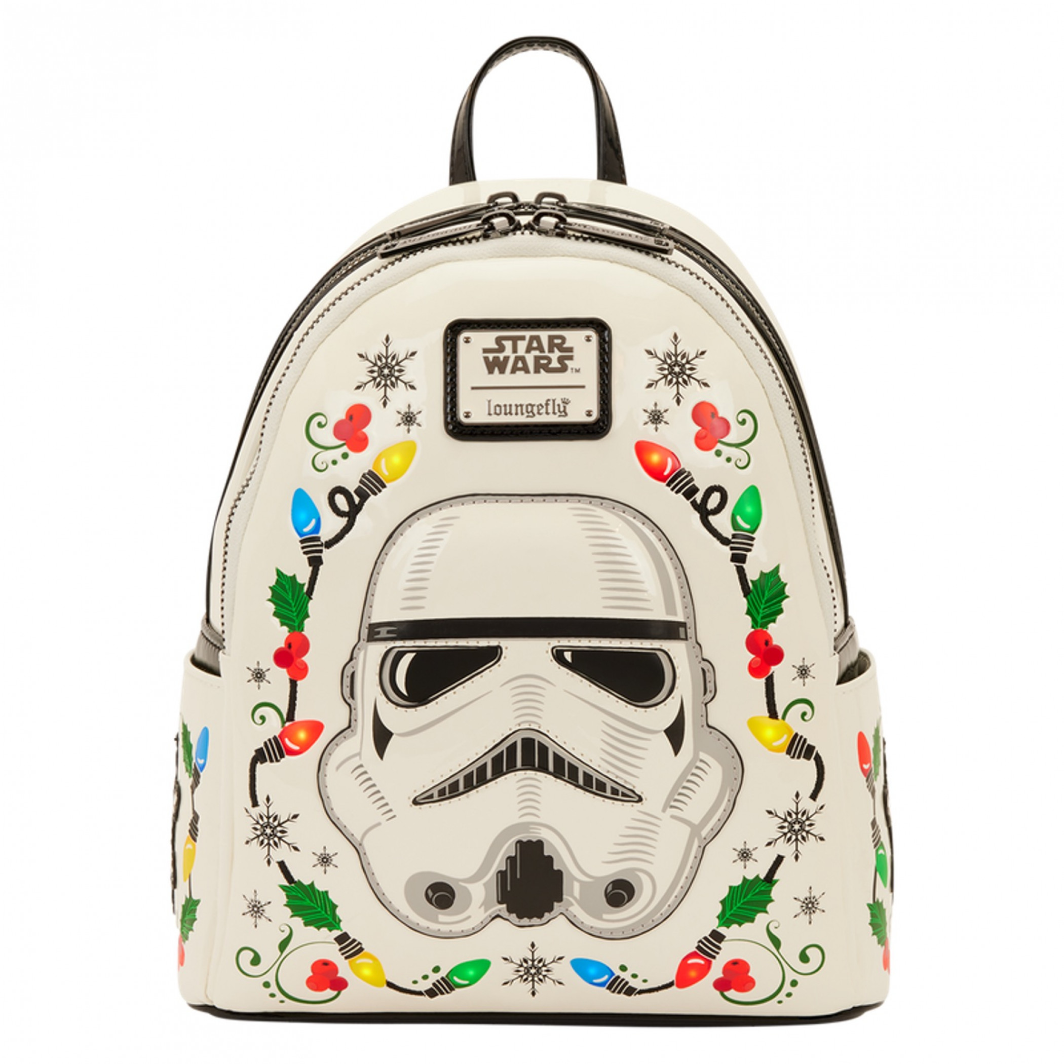 Star Wars Stormtrooper Holiday Light Up Mini Backpack By Loungefly, Multi-Color