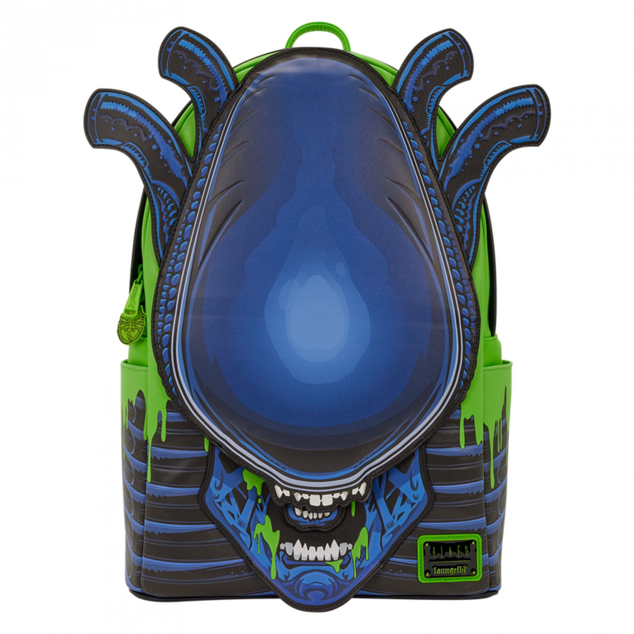 Alien Glow in the Dark Full-Size Backpack By Loungefly, Multi-Color